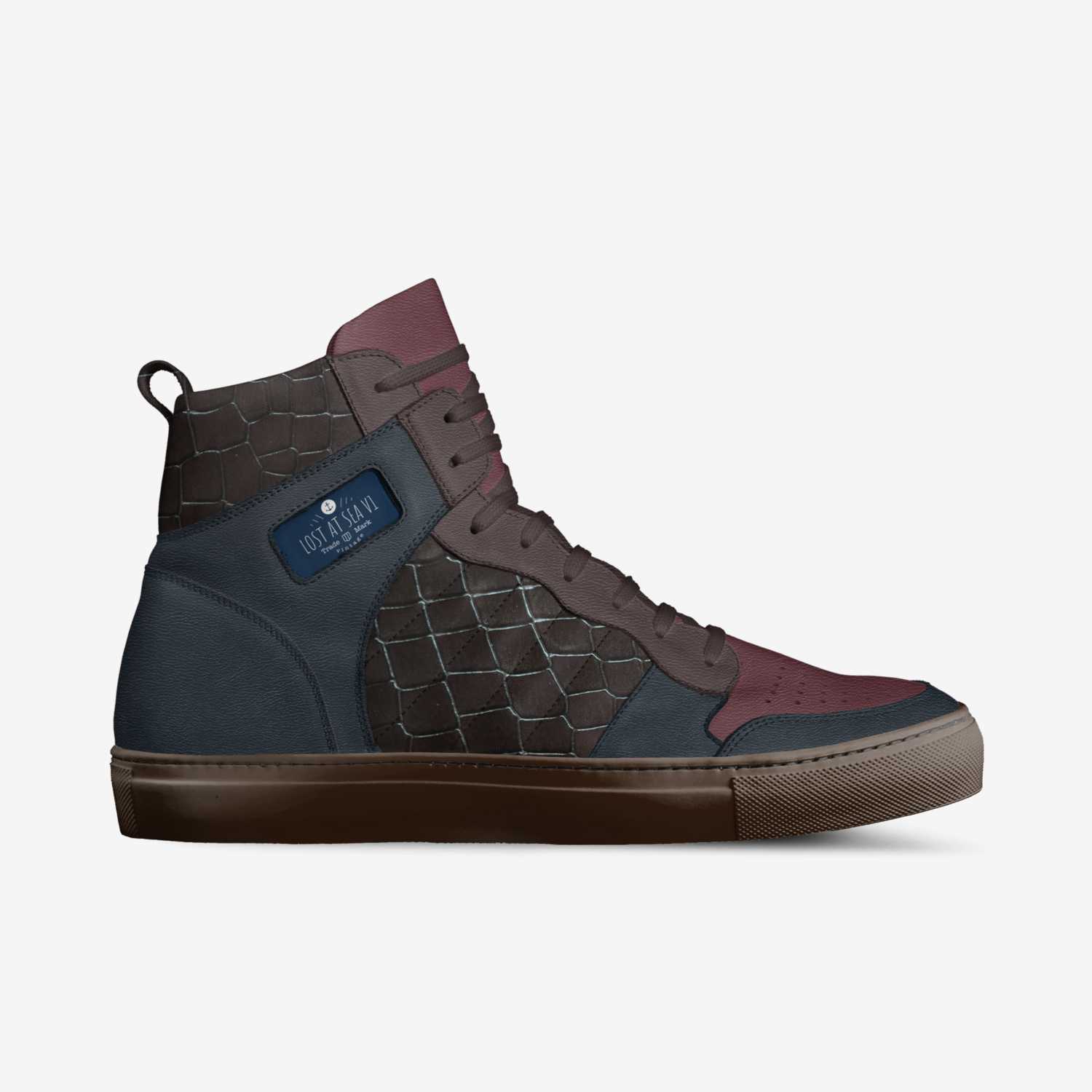 Lost at Sea v1 custom made in Italy shoes by Jacob Mayron King | Side view