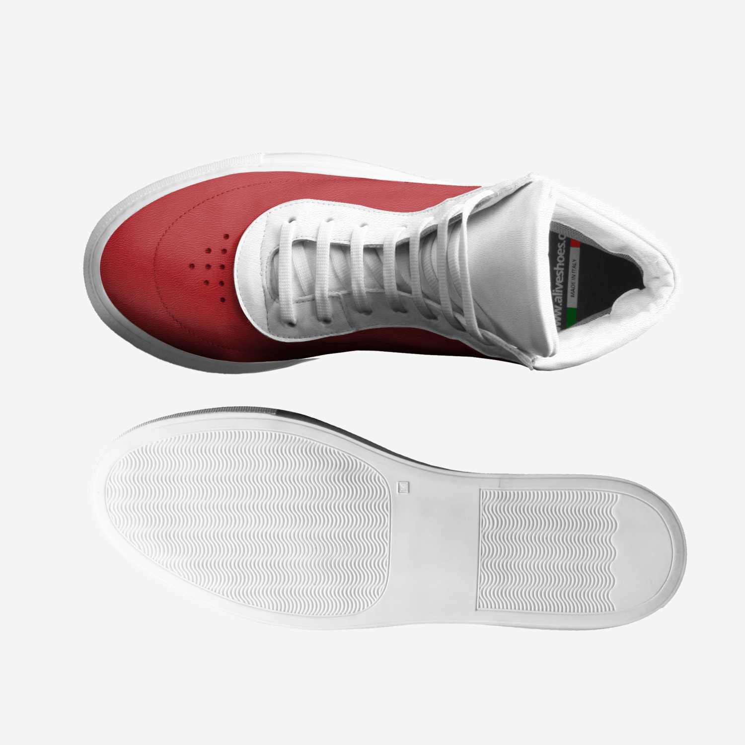 SHEG air gordon custom made in Italy shoes by Dylan Drottar | Top view