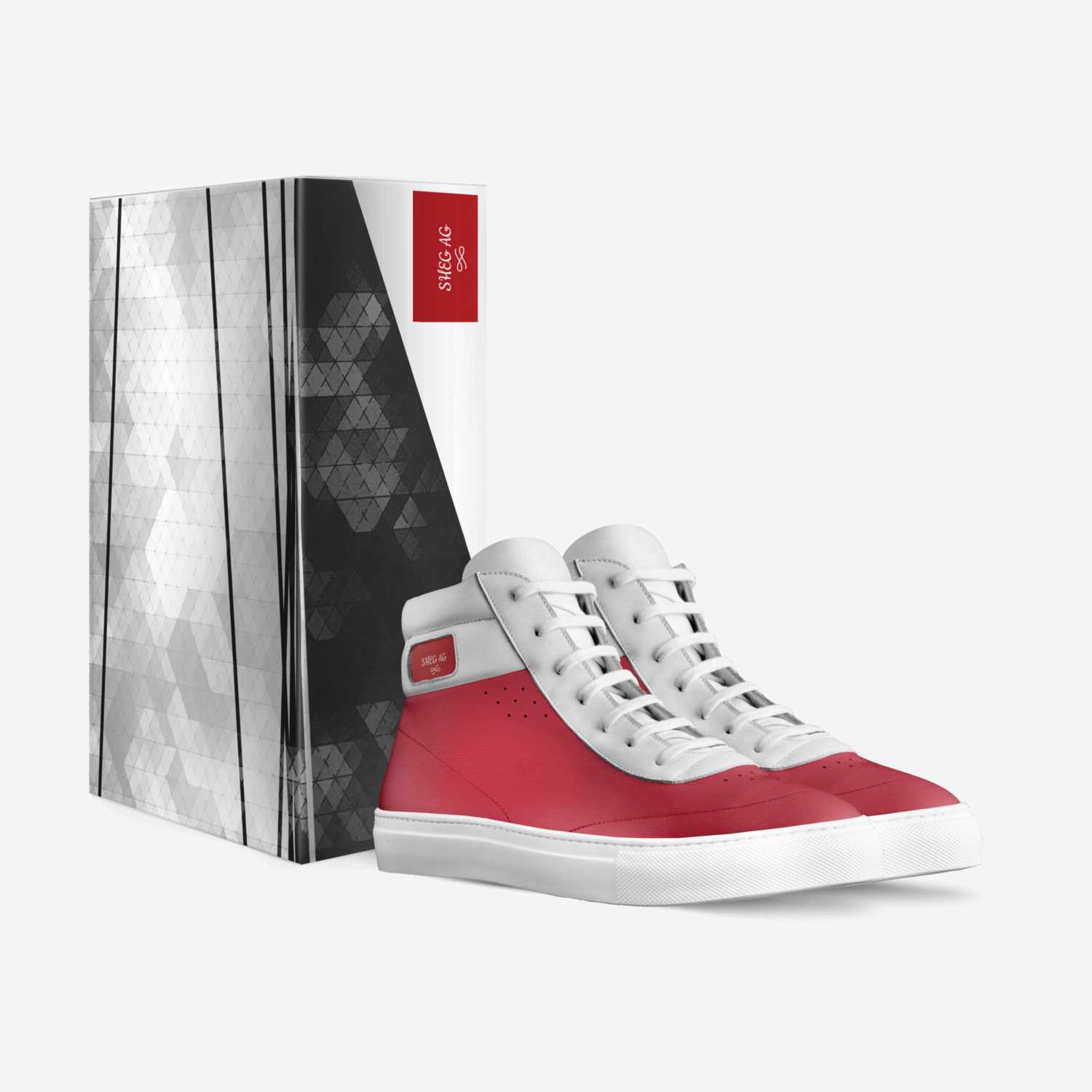 SHEG air gordon custom made in Italy shoes by Dylan Drottar | Box view