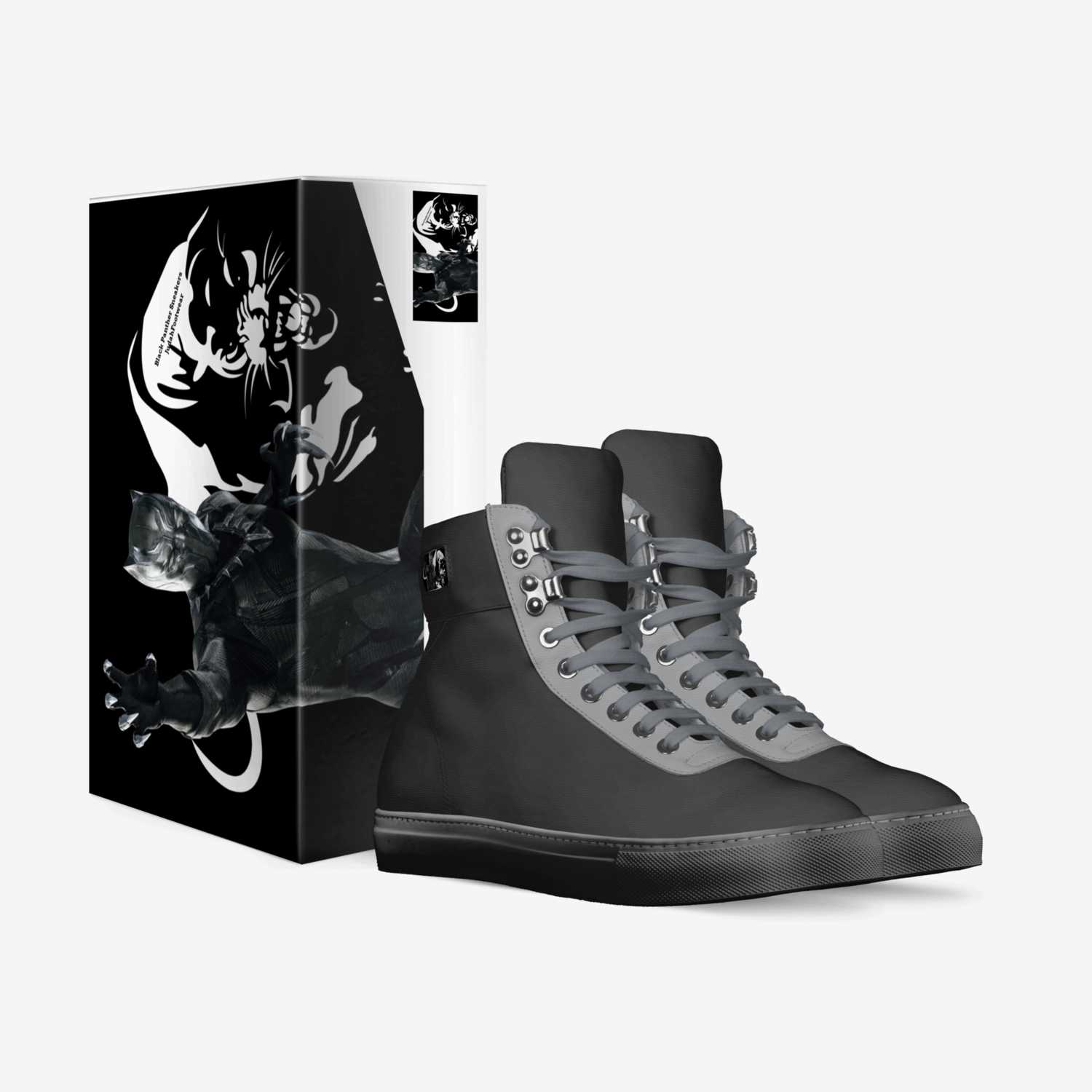 BlackPanther custom made in Italy shoes by V Greavx | Box view