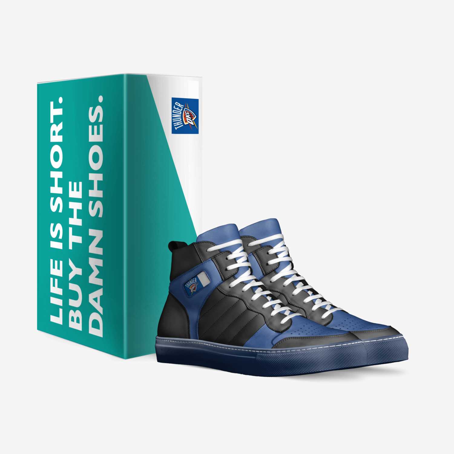 nba custom made in Italy shoes by Jurosadi Reid | Box view
