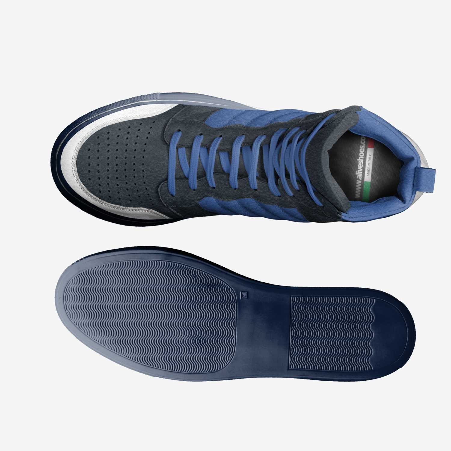 Nba  custom made in Italy shoes by Nba Young Boy | Top view