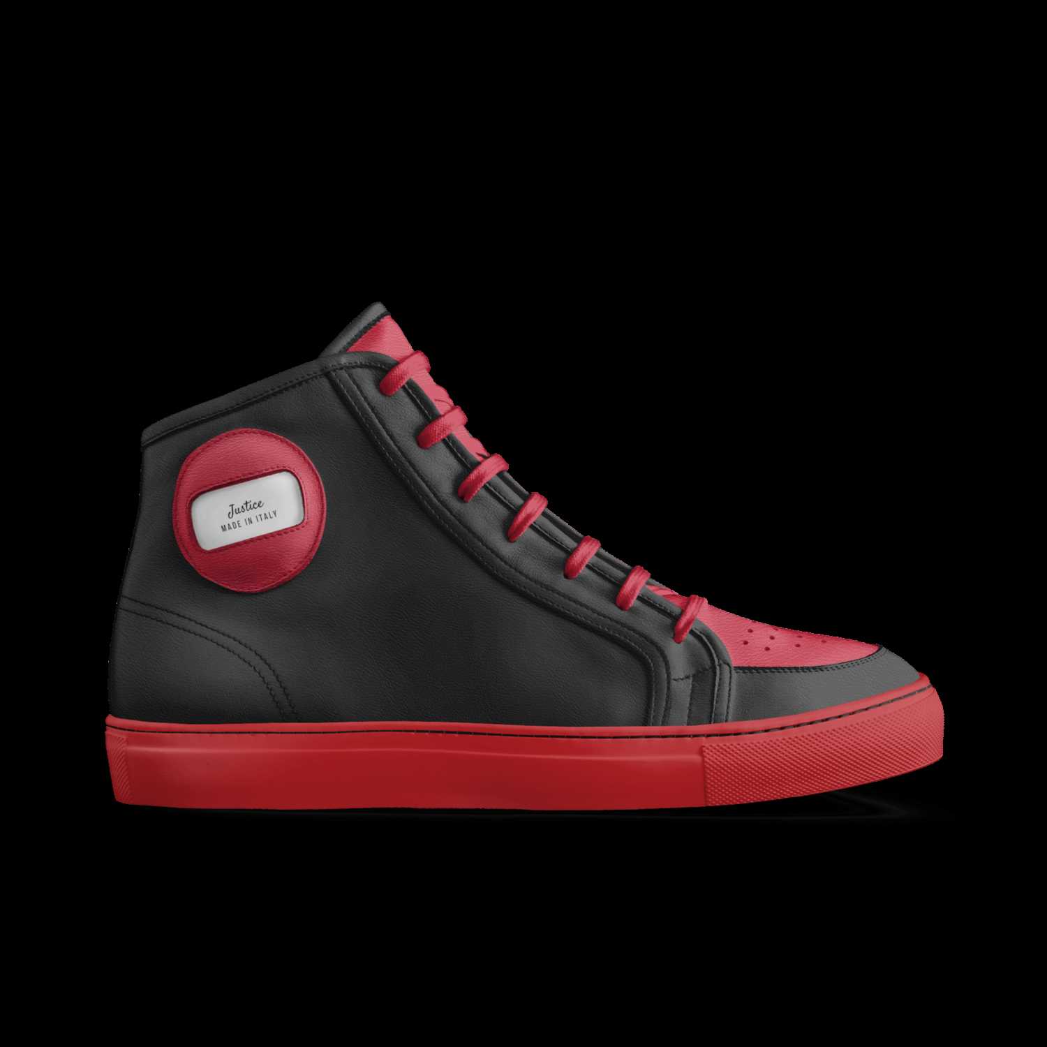 Justice high top online sneakers