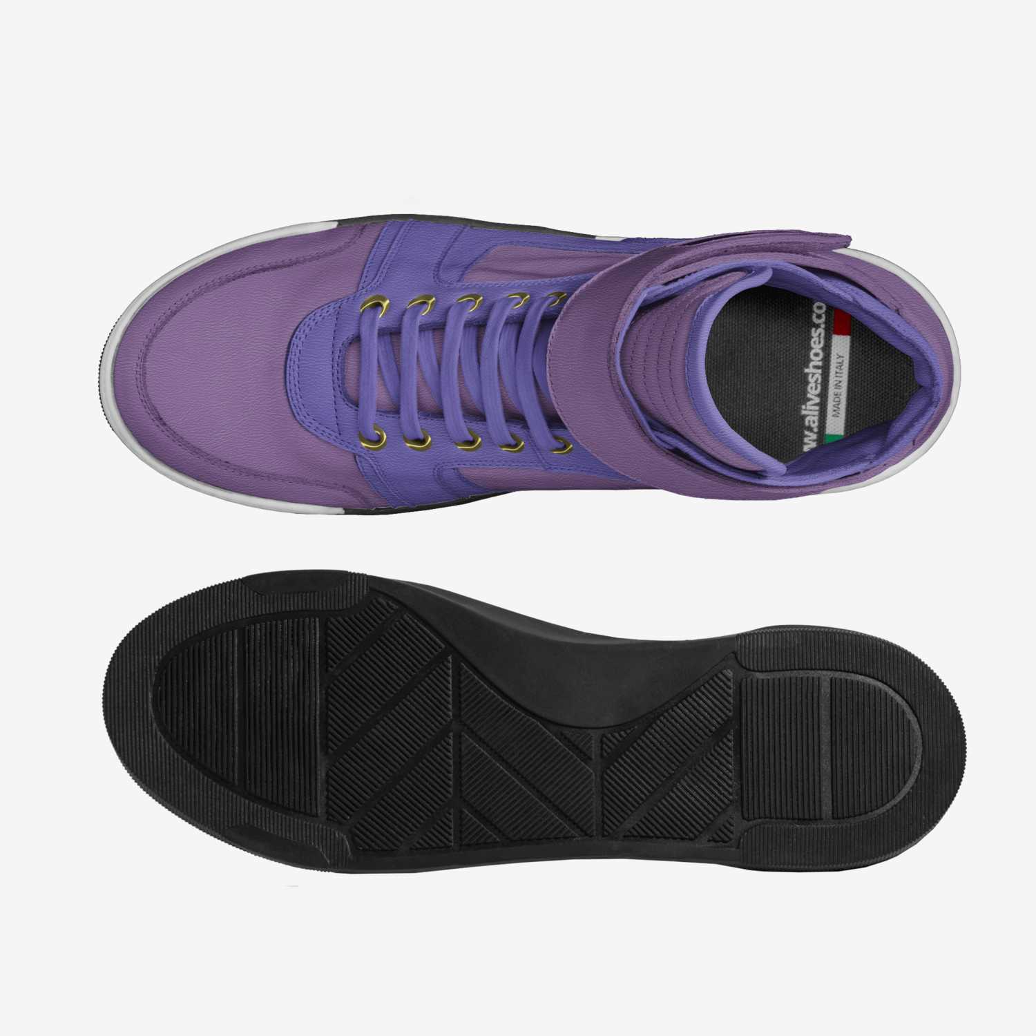 Ollies custom made in Italy shoes by Josh Walker | Top view