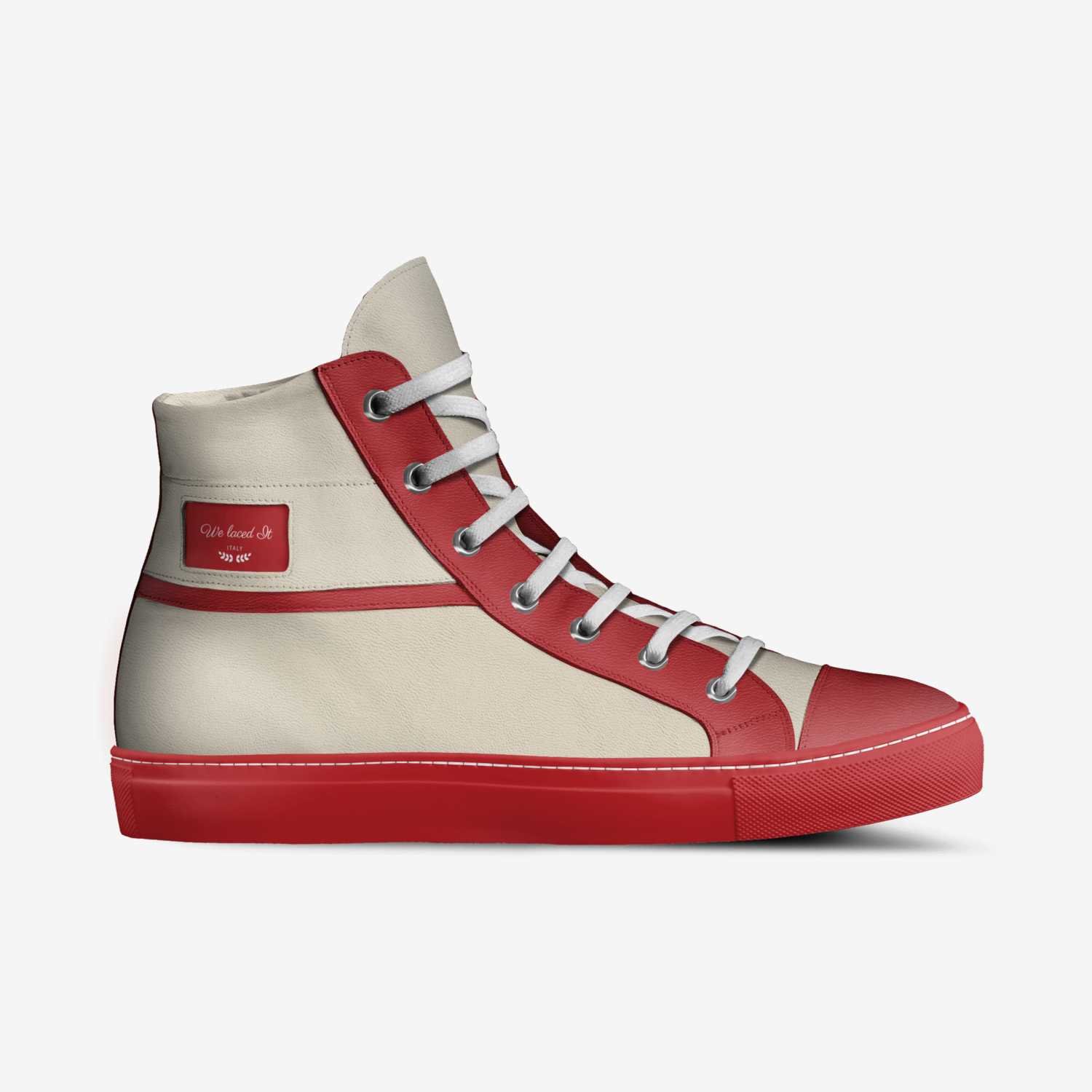 We laced It custom made in Italy shoes by Javon | Side view