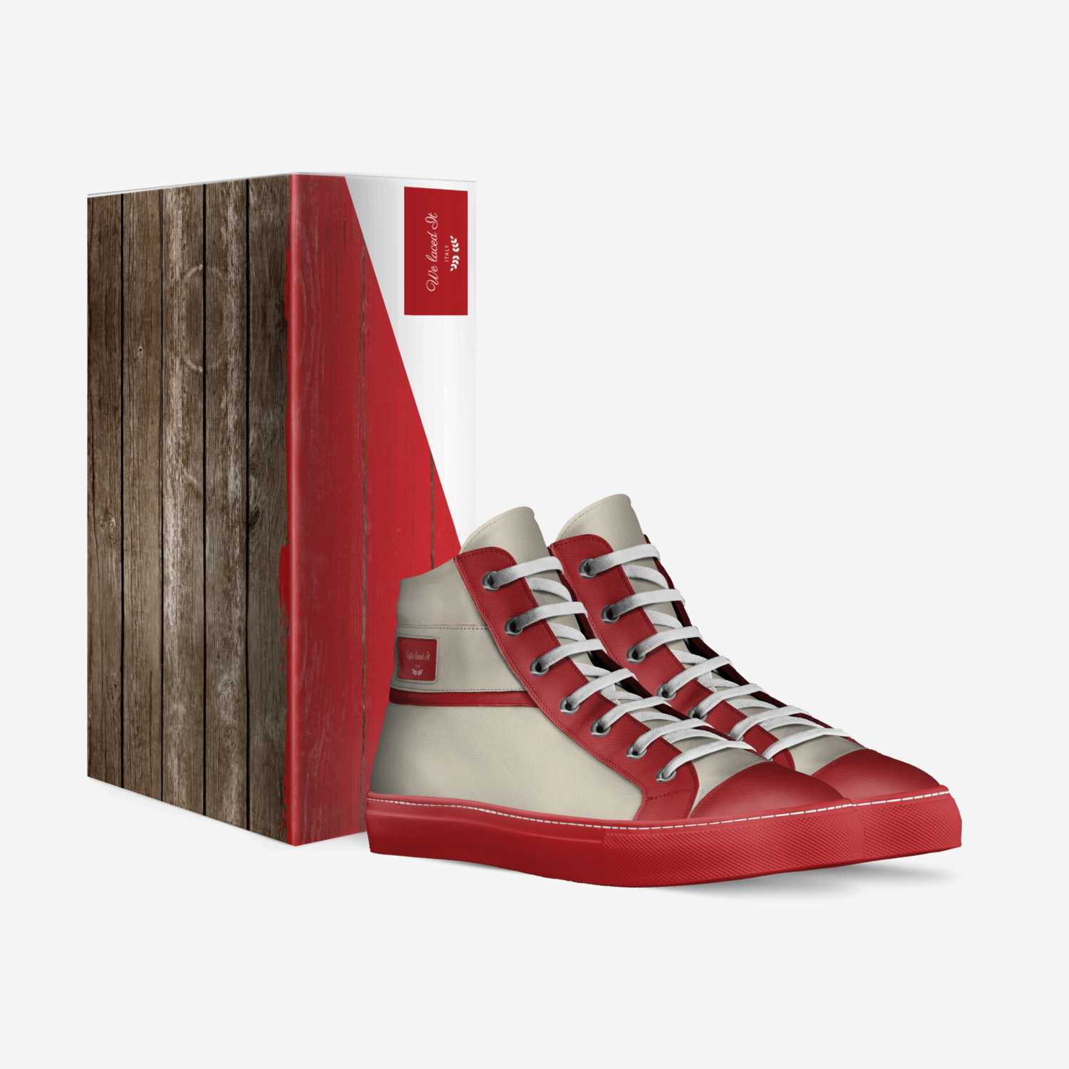 We laced It custom made in Italy shoes by Javon | Box view