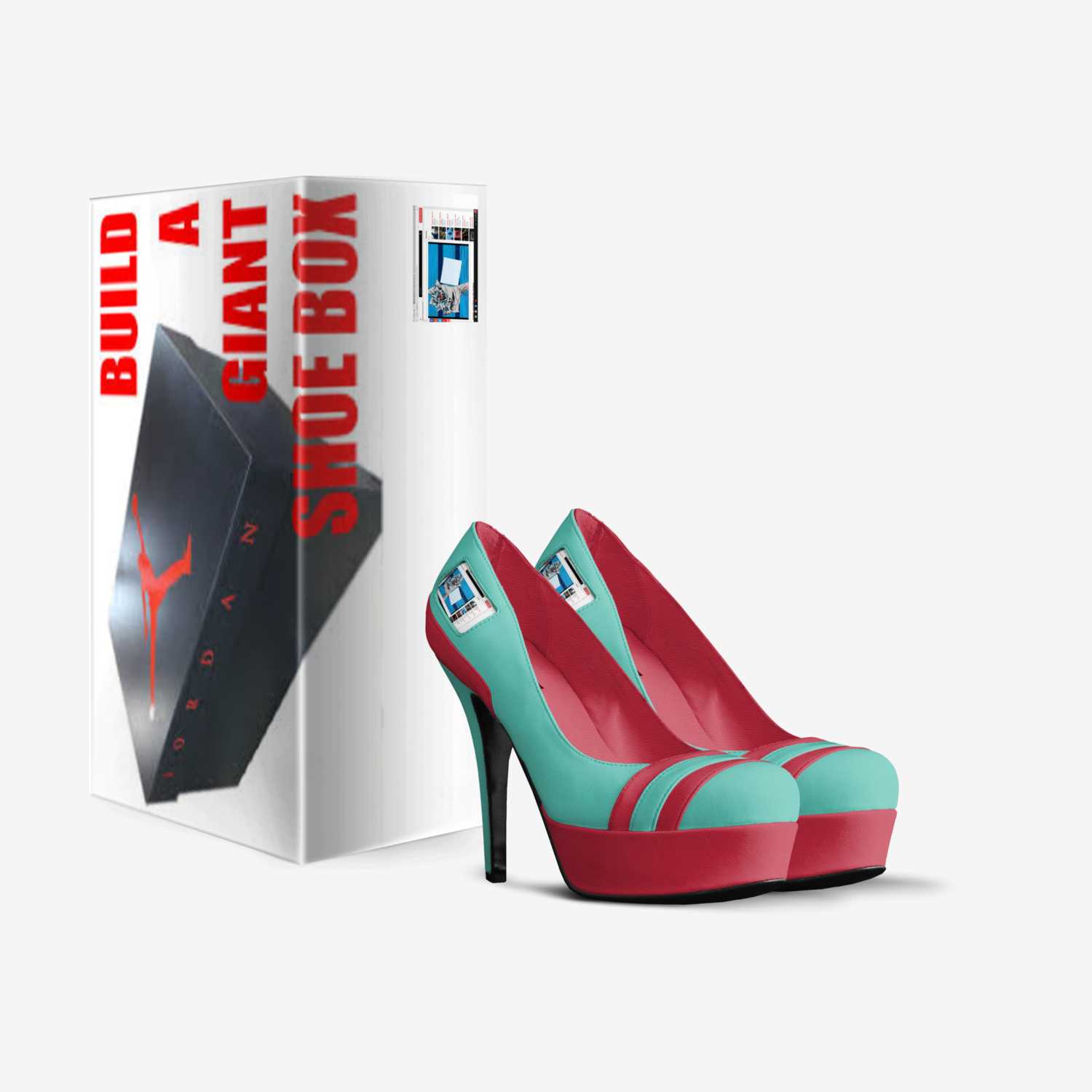 inter custom made in Italy shoes by Katrina Harry | Box view