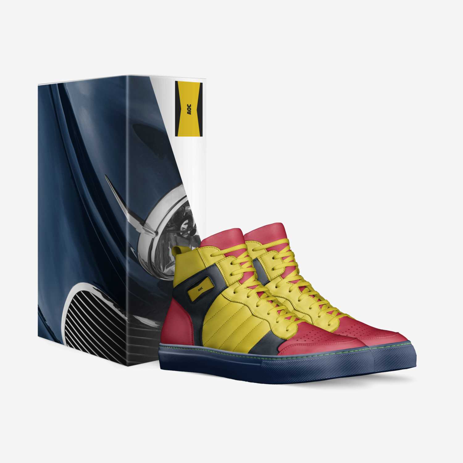 AOC custom made in Italy shoes by Kenneth Younger | Box view