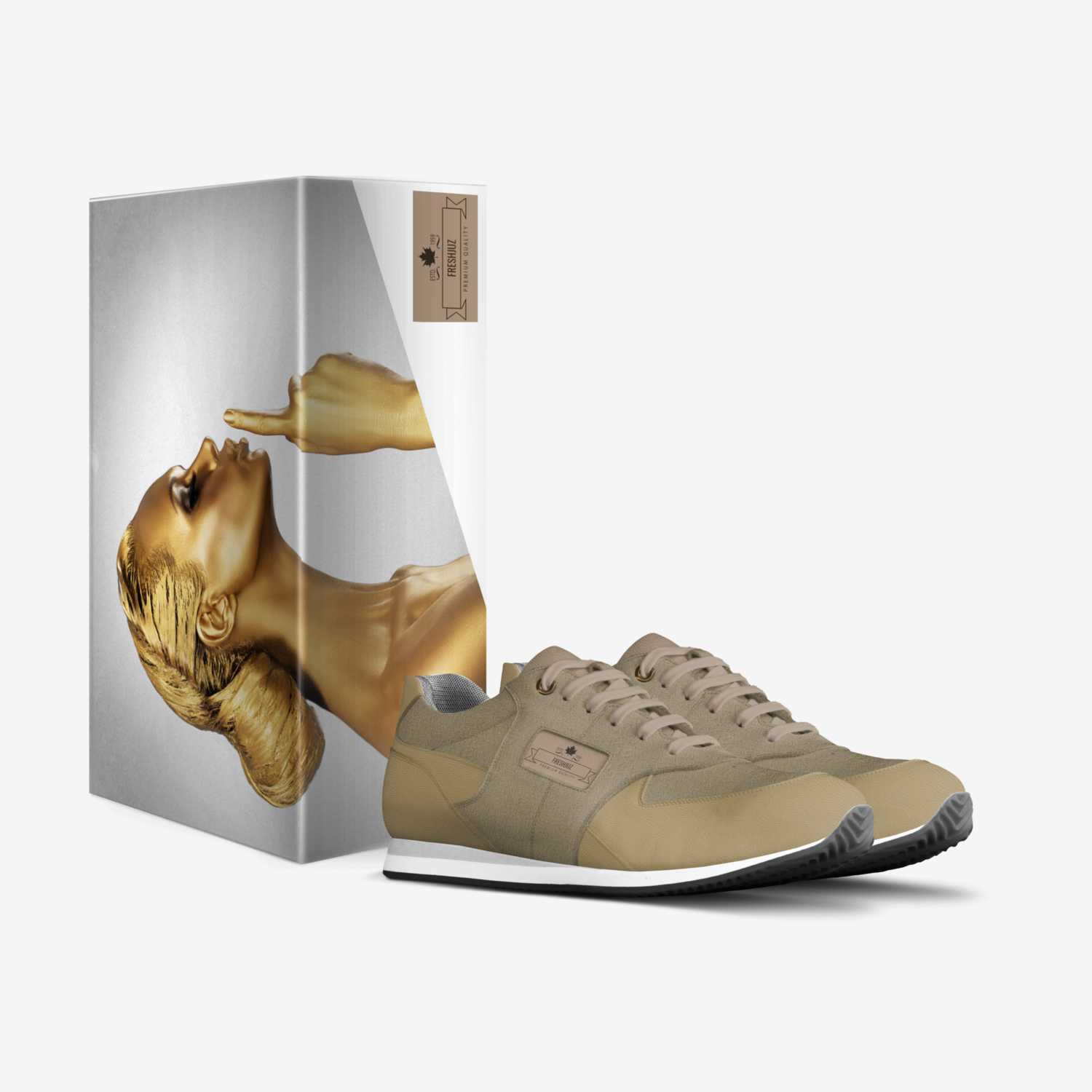 freshjuz custom made in Italy shoes by Stevens Makgala | Box view