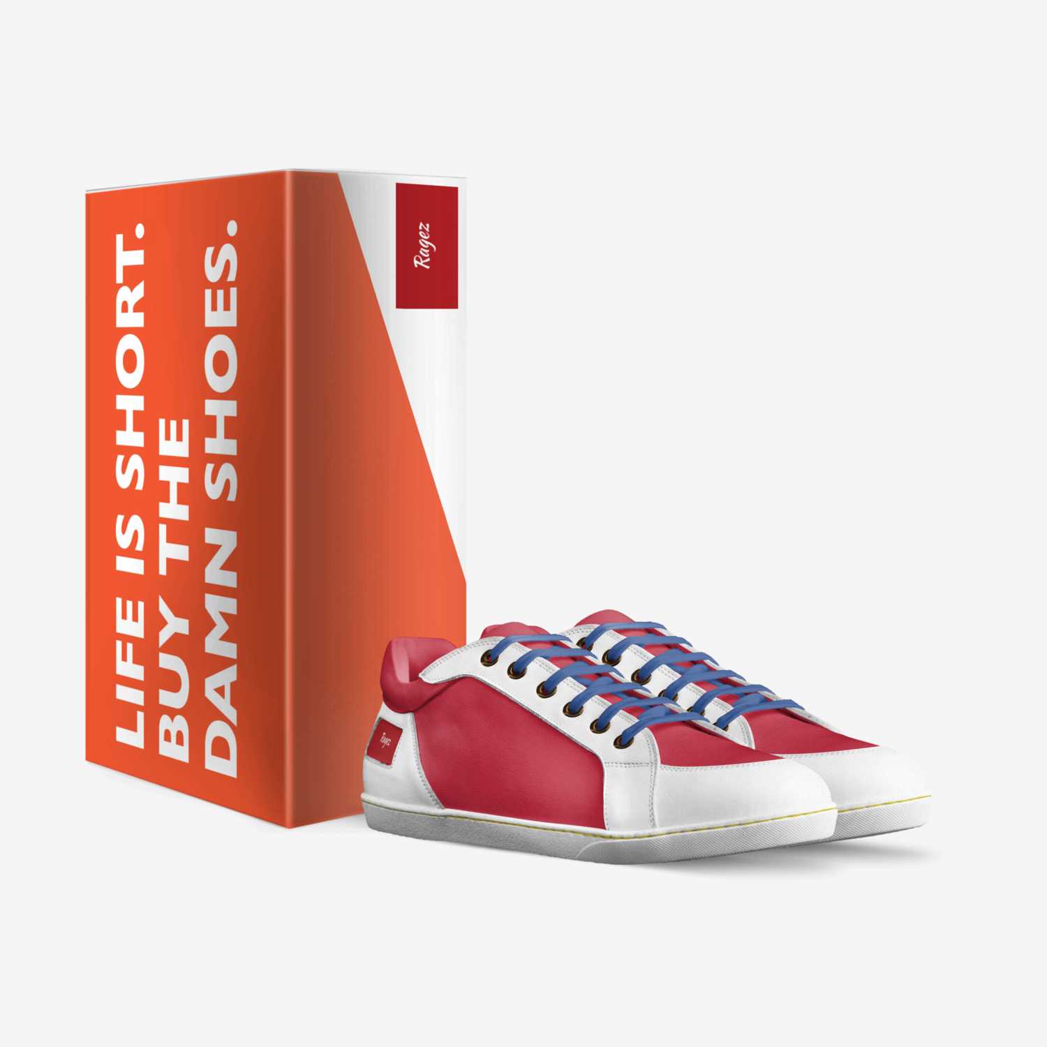 Ragez custom made in Italy shoes by Rage | Box view