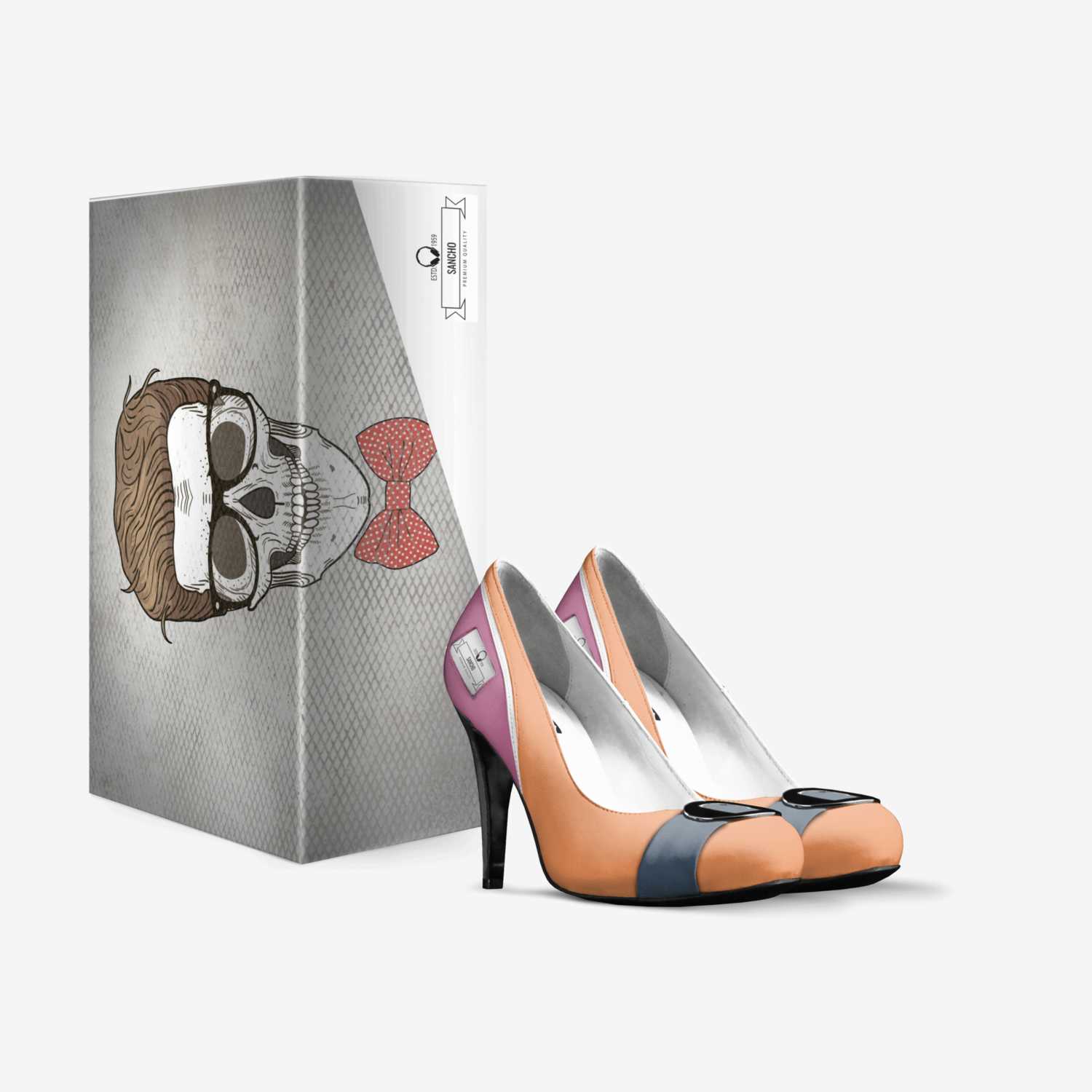 sancho custom made in Italy shoes by Sanchi Katyal | Box view