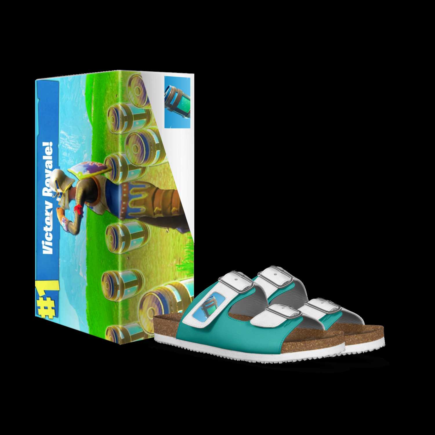 Fortnite Slides LE A Custom Shoe concept by Javion Harris
