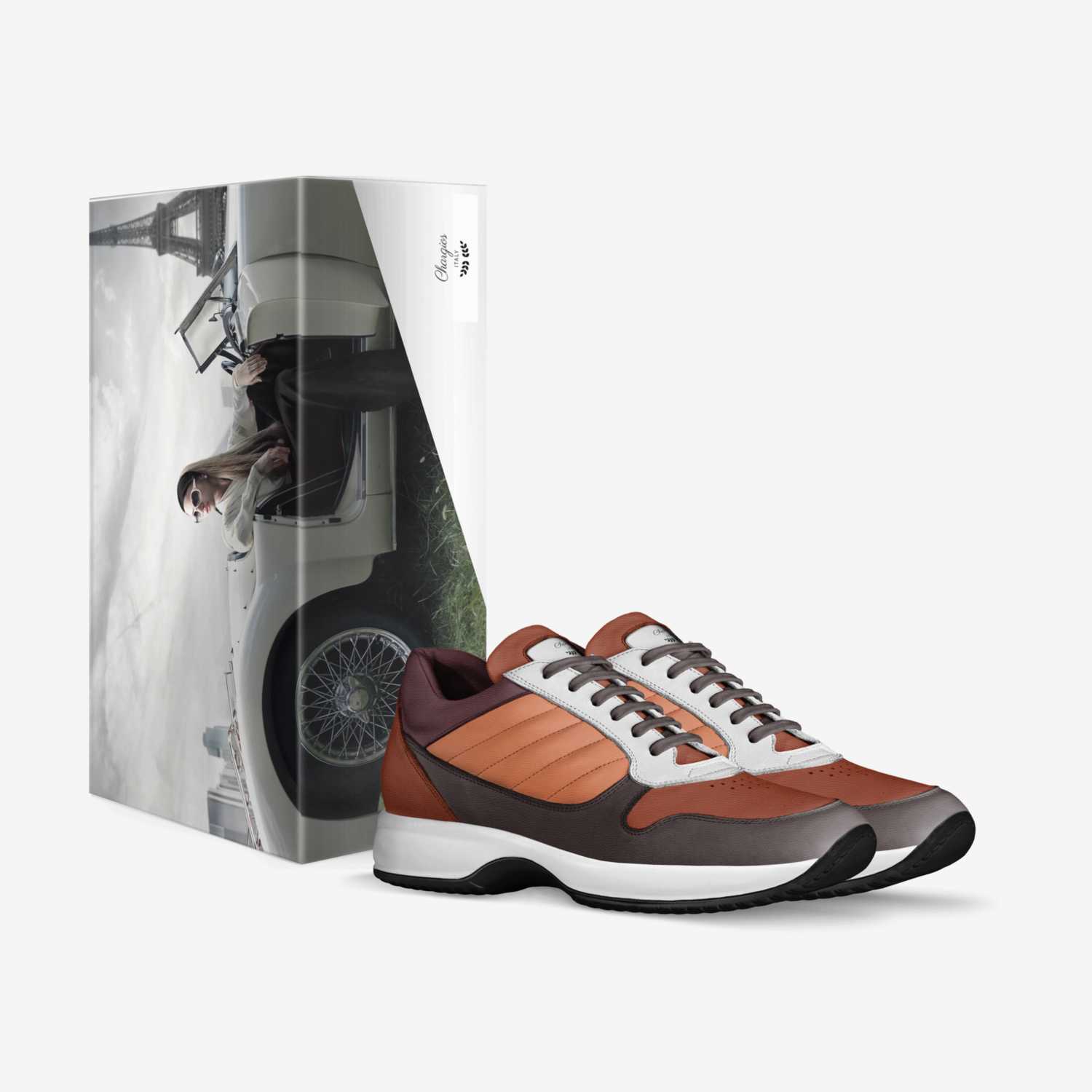 Chargios custom made in Italy shoes by Raegan Riddick | Box view