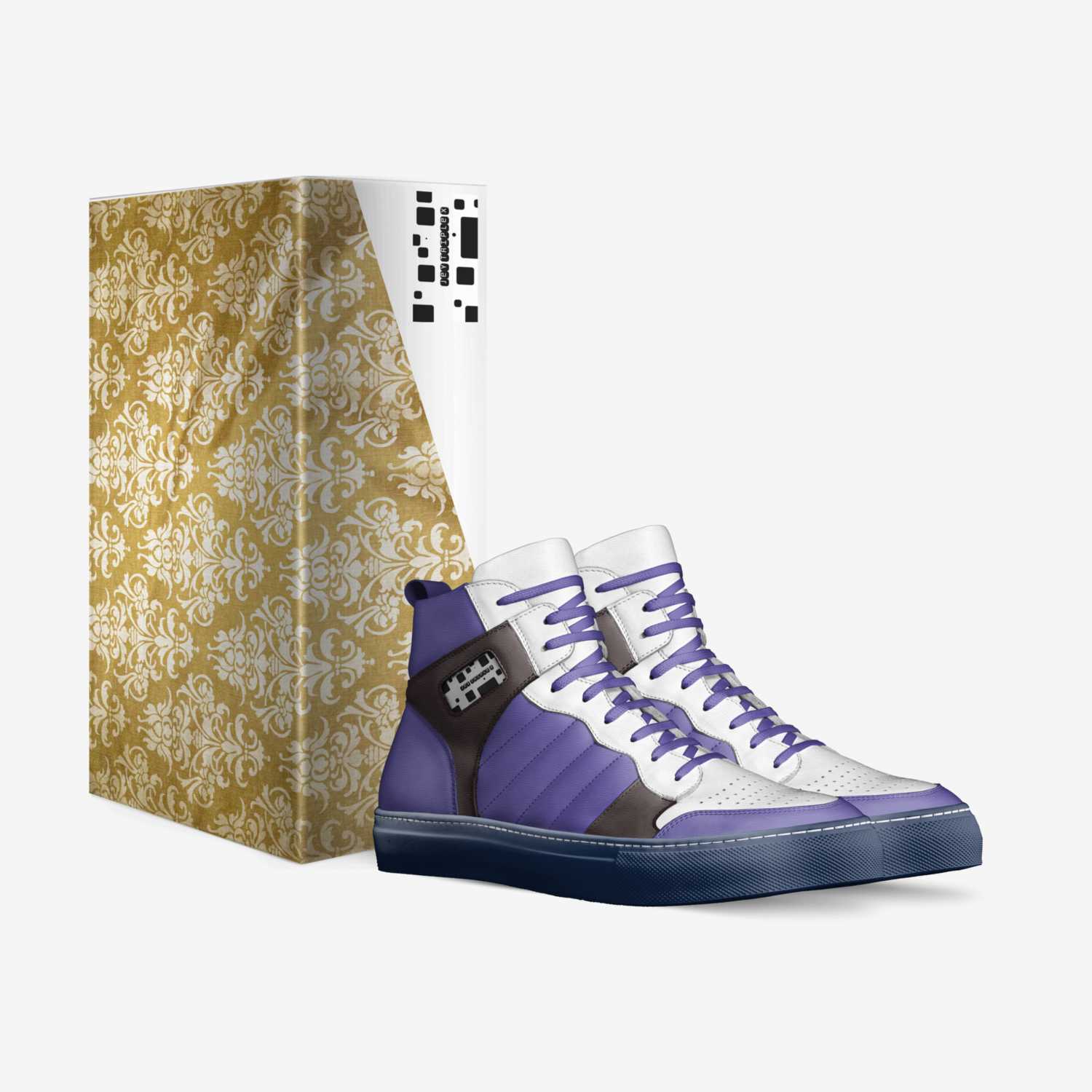 jey triple x custom made in Italy shoes by Jeyvon Towe | Box view