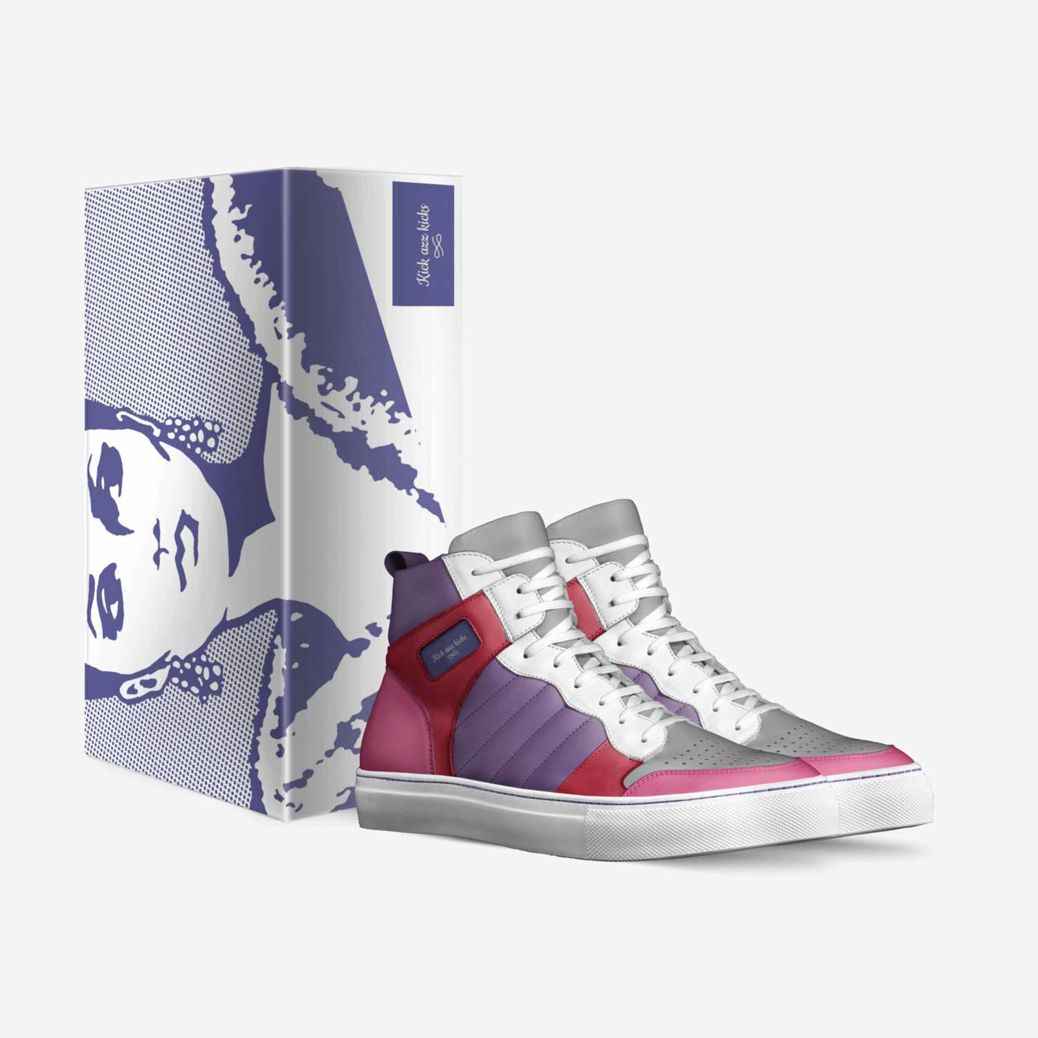 Kick azz kicks custom made in Italy shoes by Keaira Wilkey | Box view