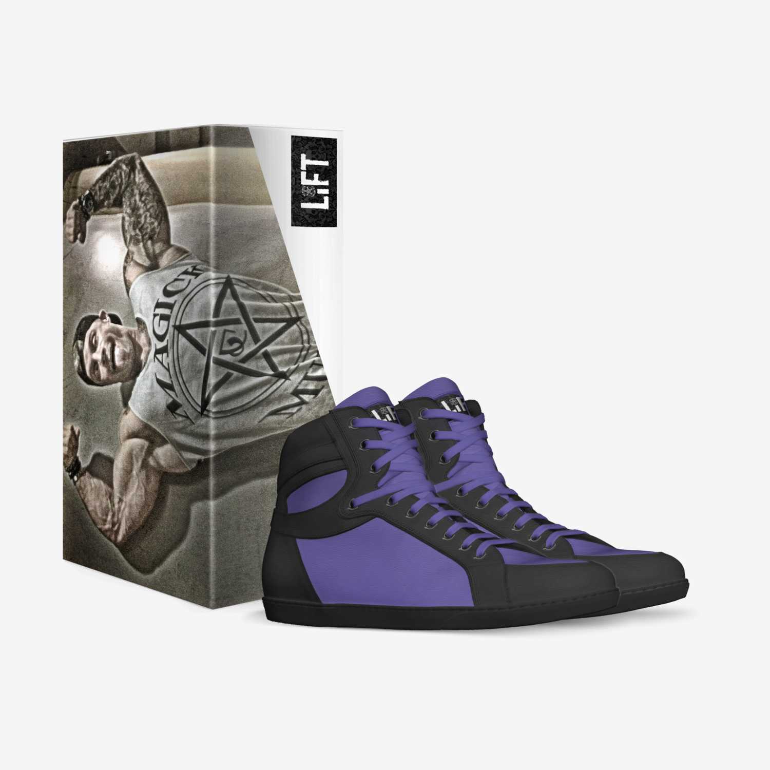 Purple Reign custom made in Italy shoes by Robert Martin | Box view