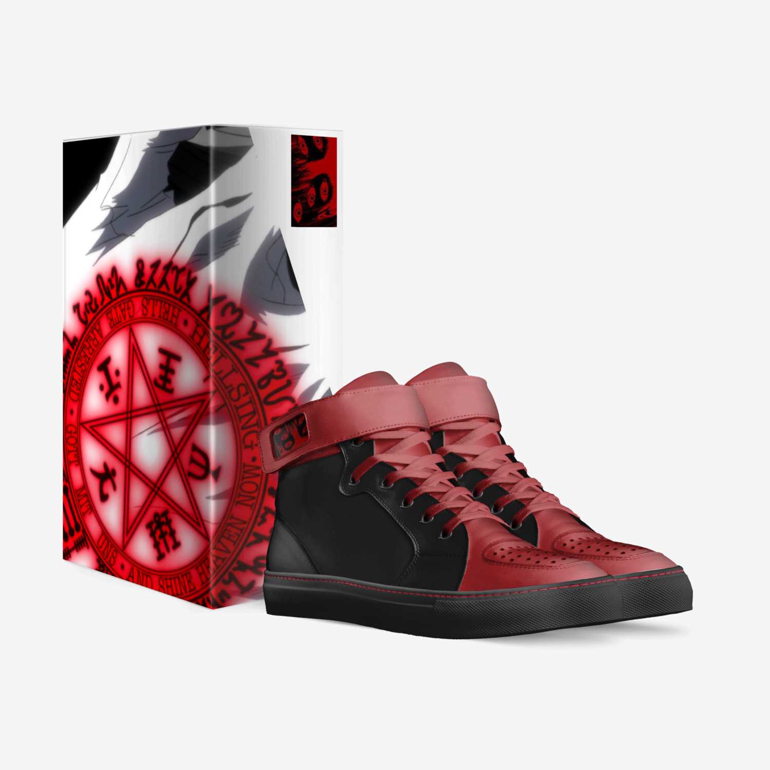 hellsing custom made in Italy shoes by Sulaymaan Iqbal | Box view