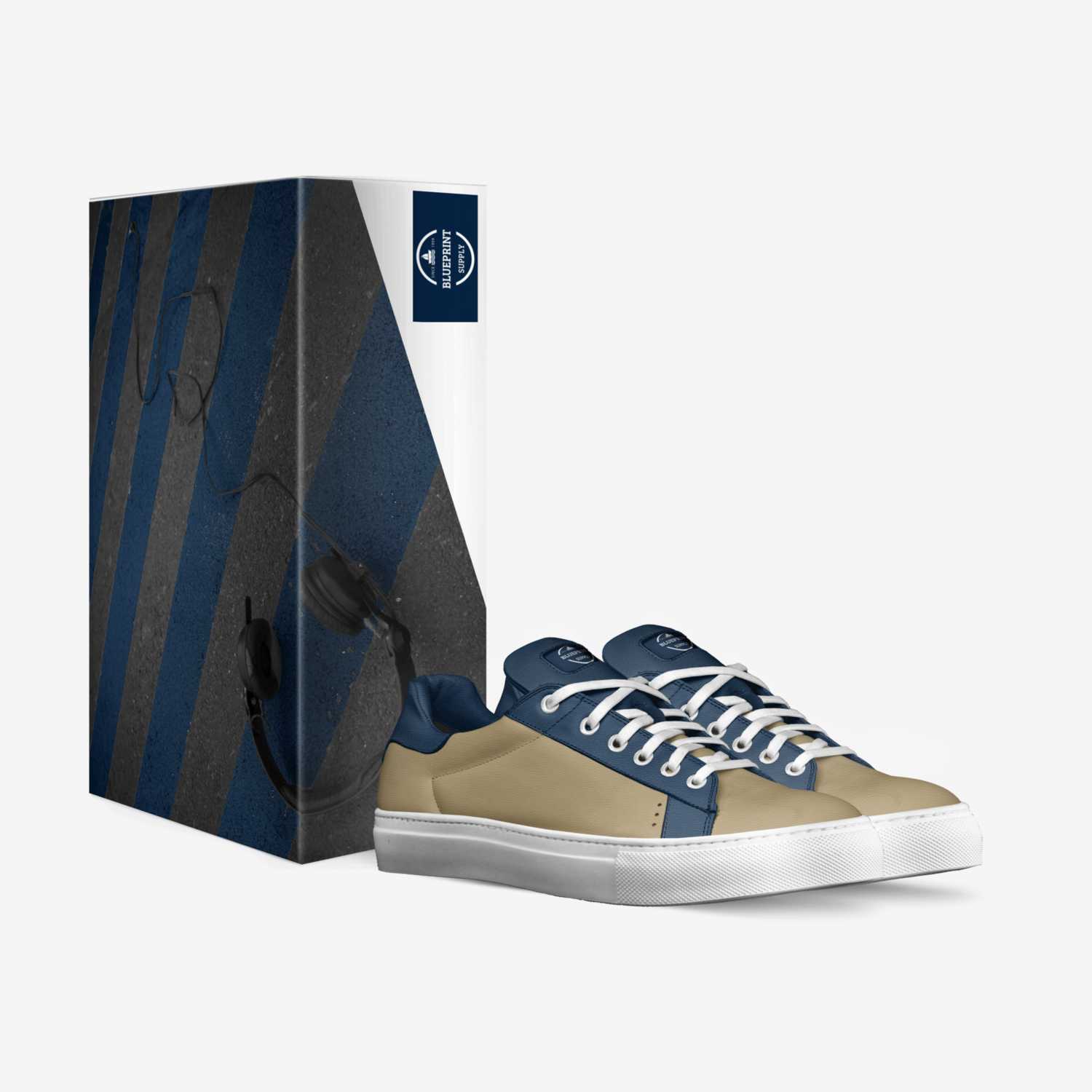 Blueprint  custom made in Italy shoes by Traficante Hendrix | Box view