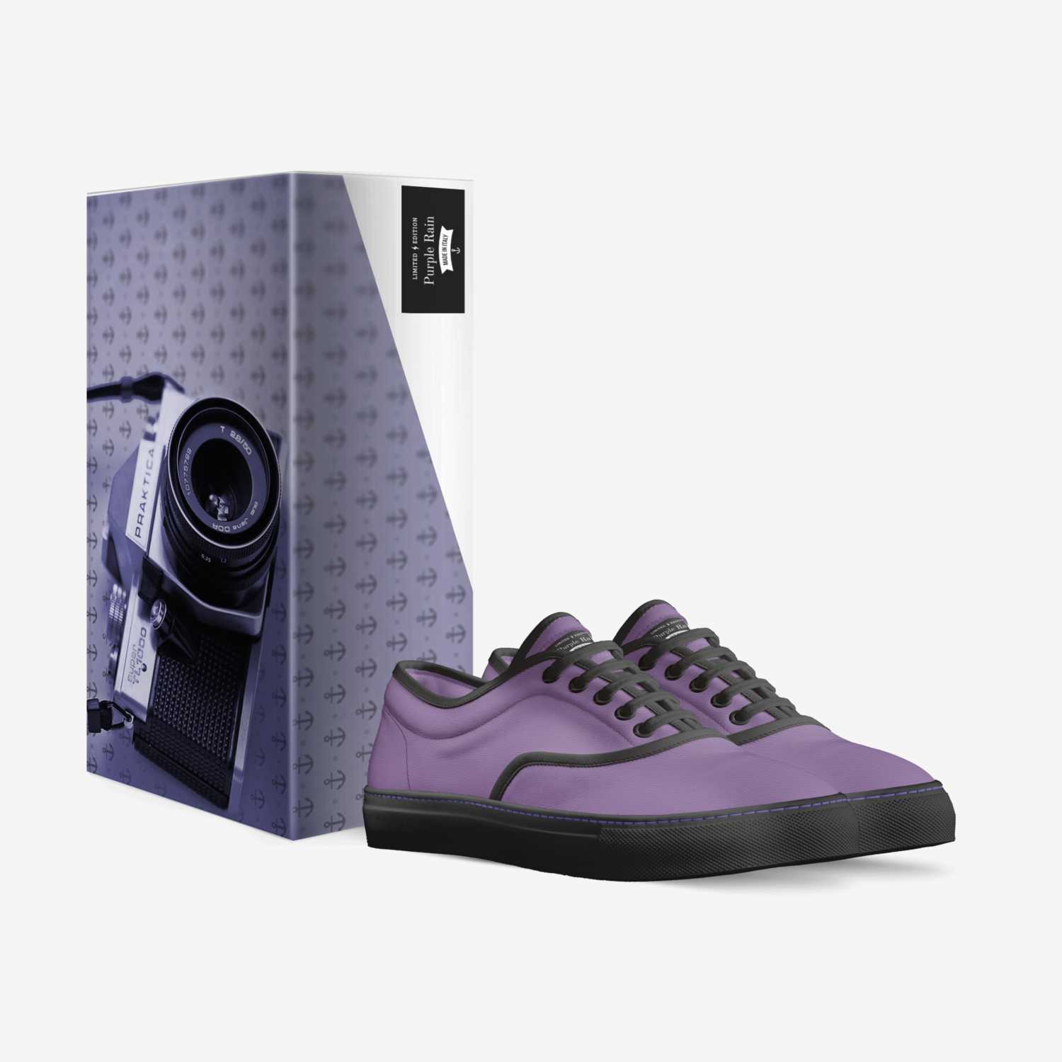 Purple Rain custom made in Italy shoes by Keshauna Clark | Box view