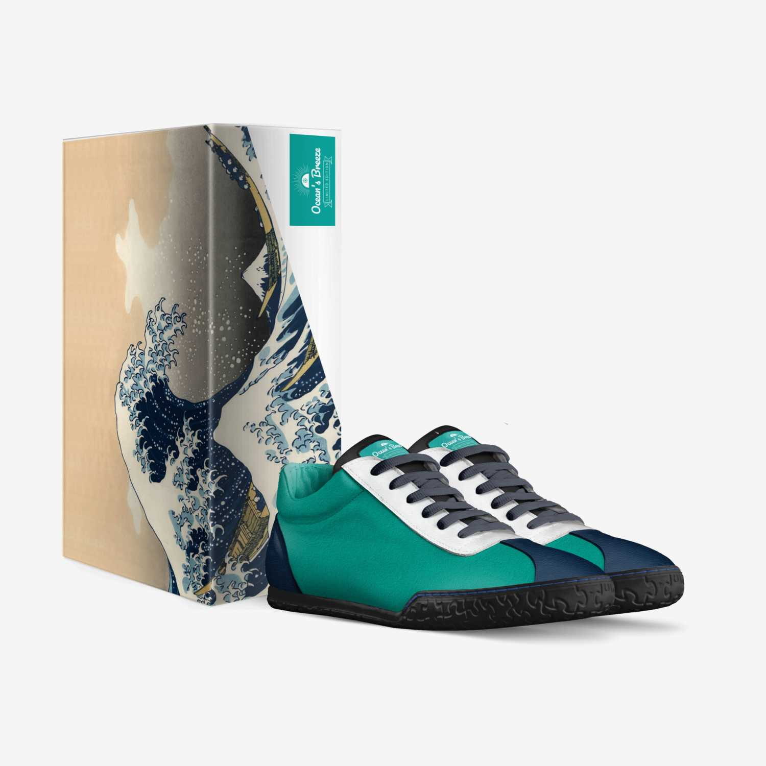 Ocean's Breeze custom made in Italy shoes by Sean Selig | Box view