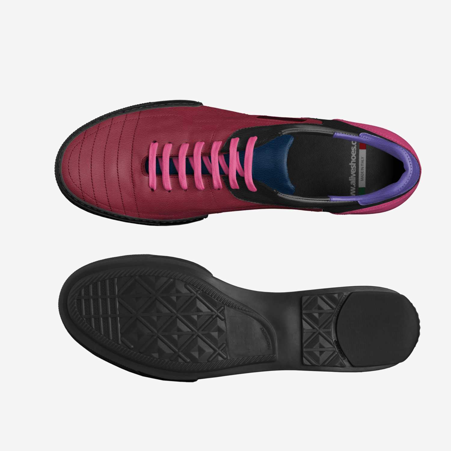 Nba Nod custom made in Italy shoes by Nyghel | Top view