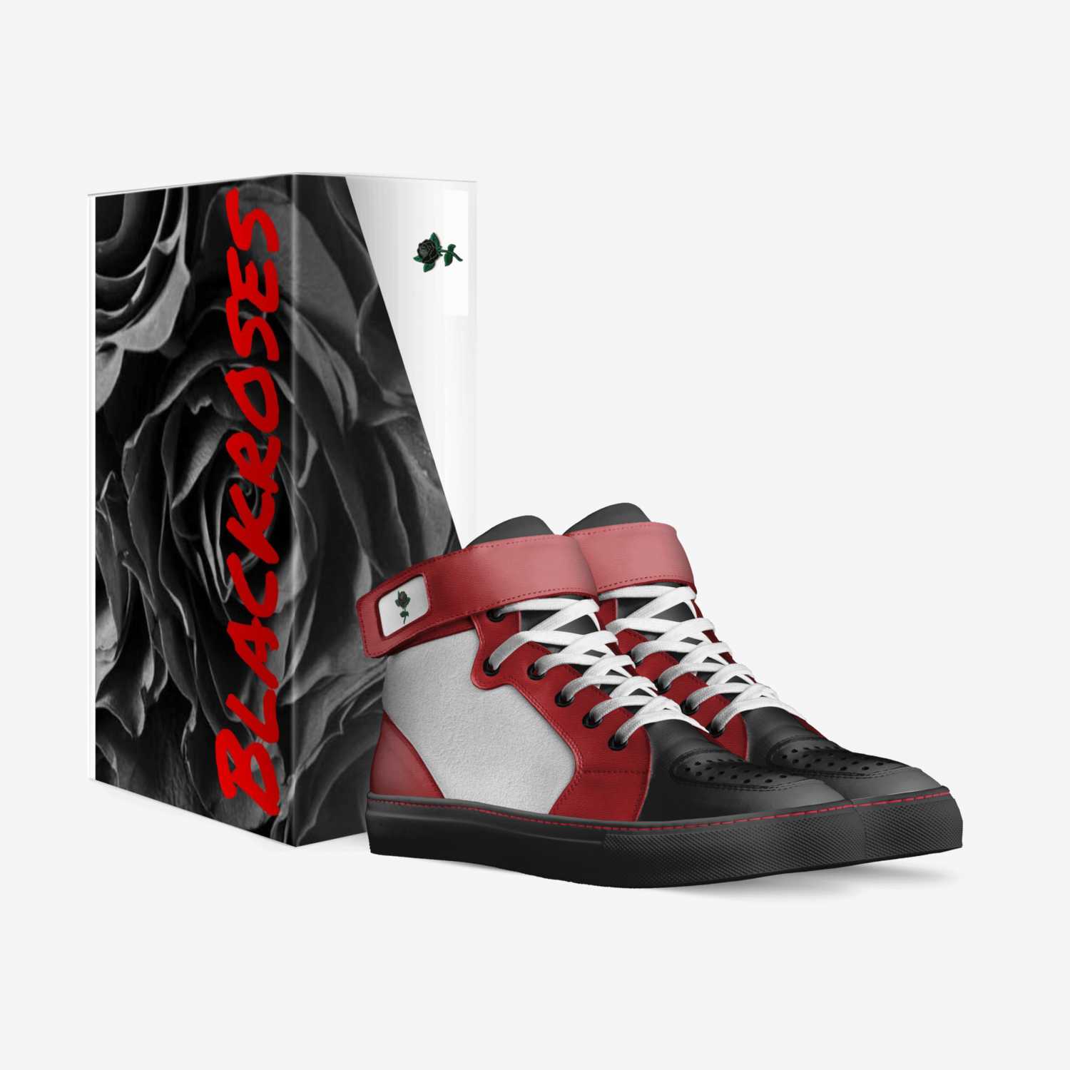 blackroses custom made in Italy shoes by Xavier Barnett | Box view