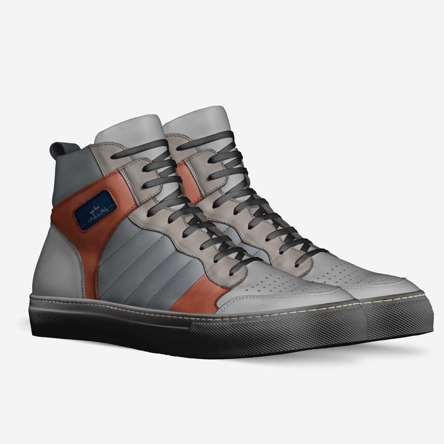 ego boi custom made in Italy shoes by Nice Men | Double view