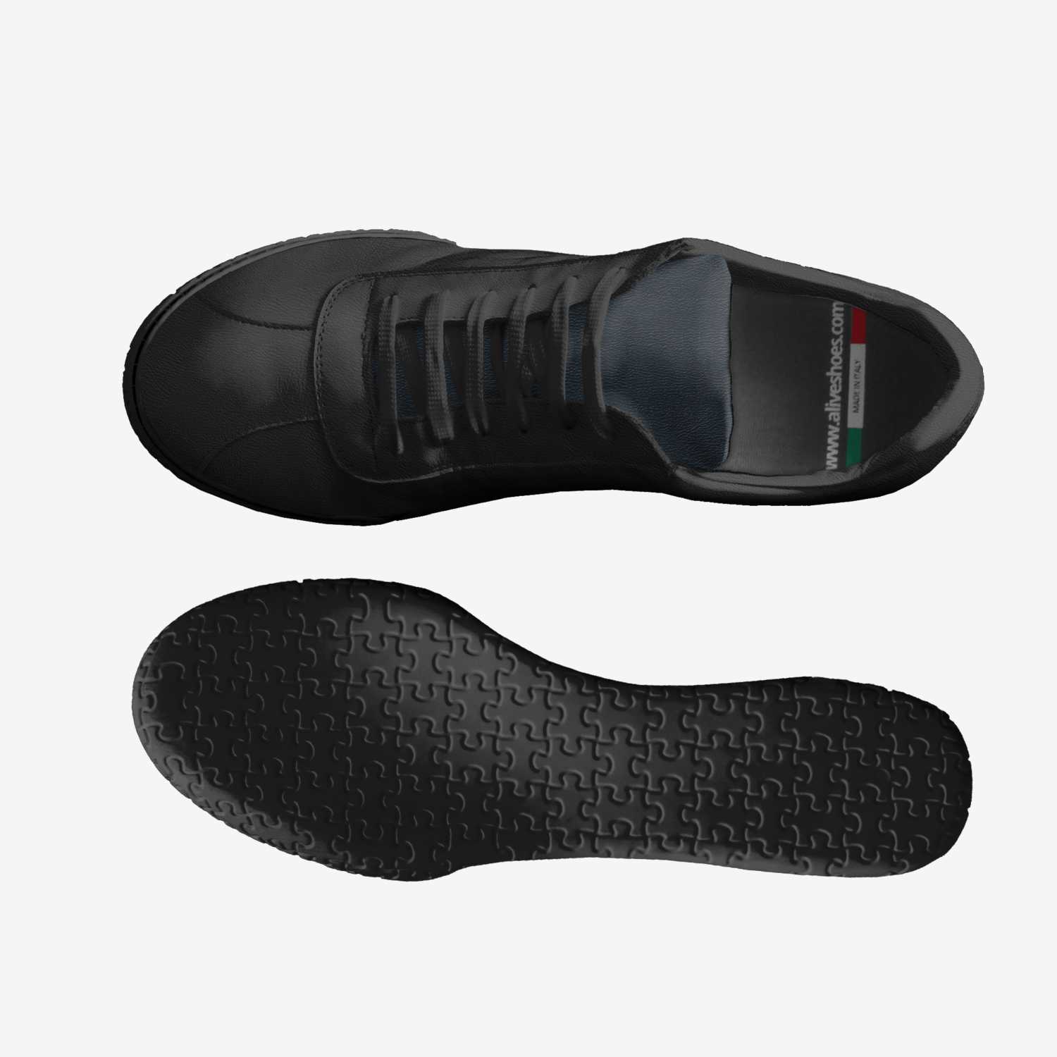 bapesta custom made in Italy shoes by Ruban | Top view