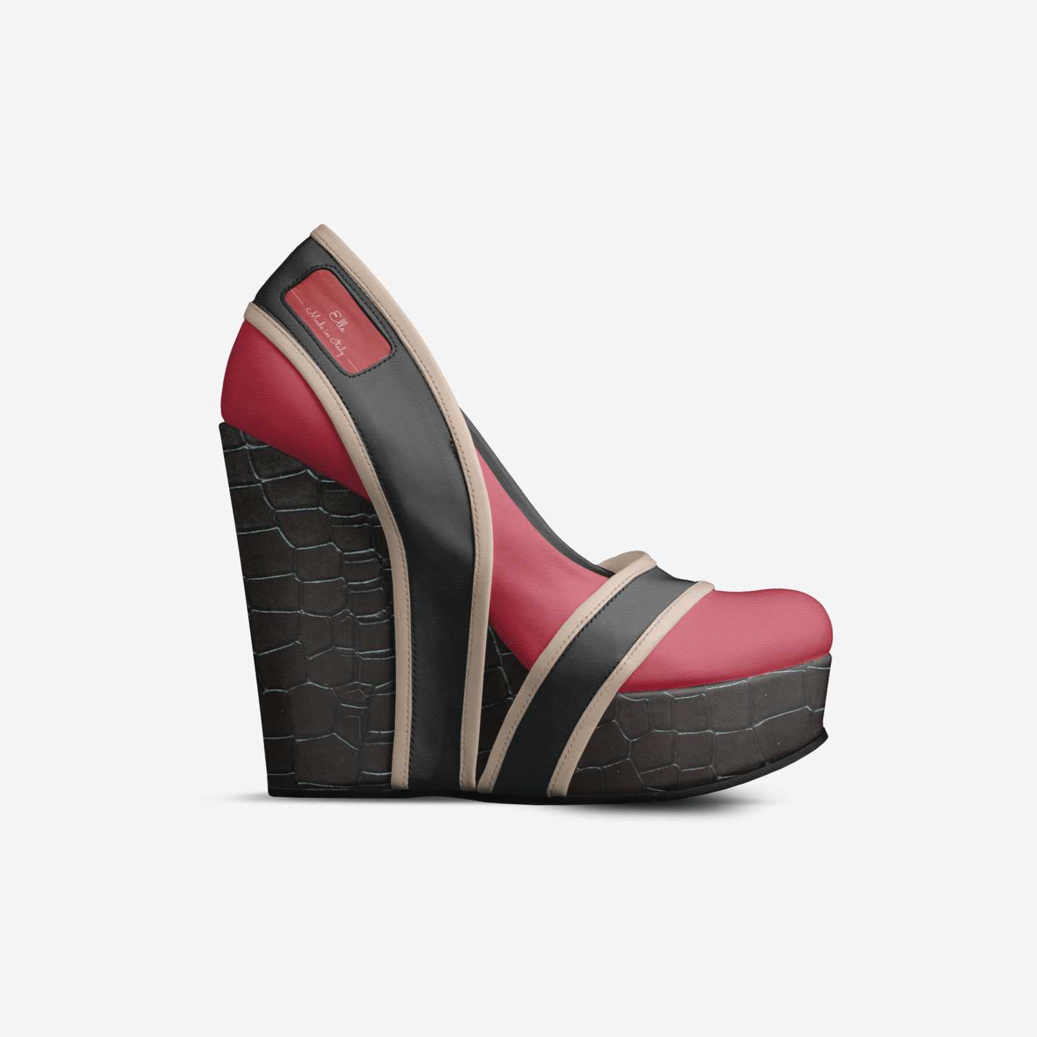 Elle custom made in Italy shoes by Lauren Romeo | Side view