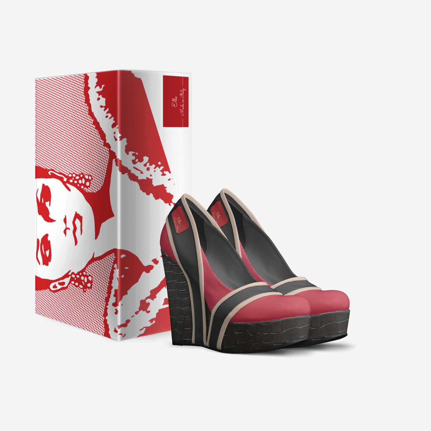 Elle custom made in Italy shoes by Lauren Romeo | Box view