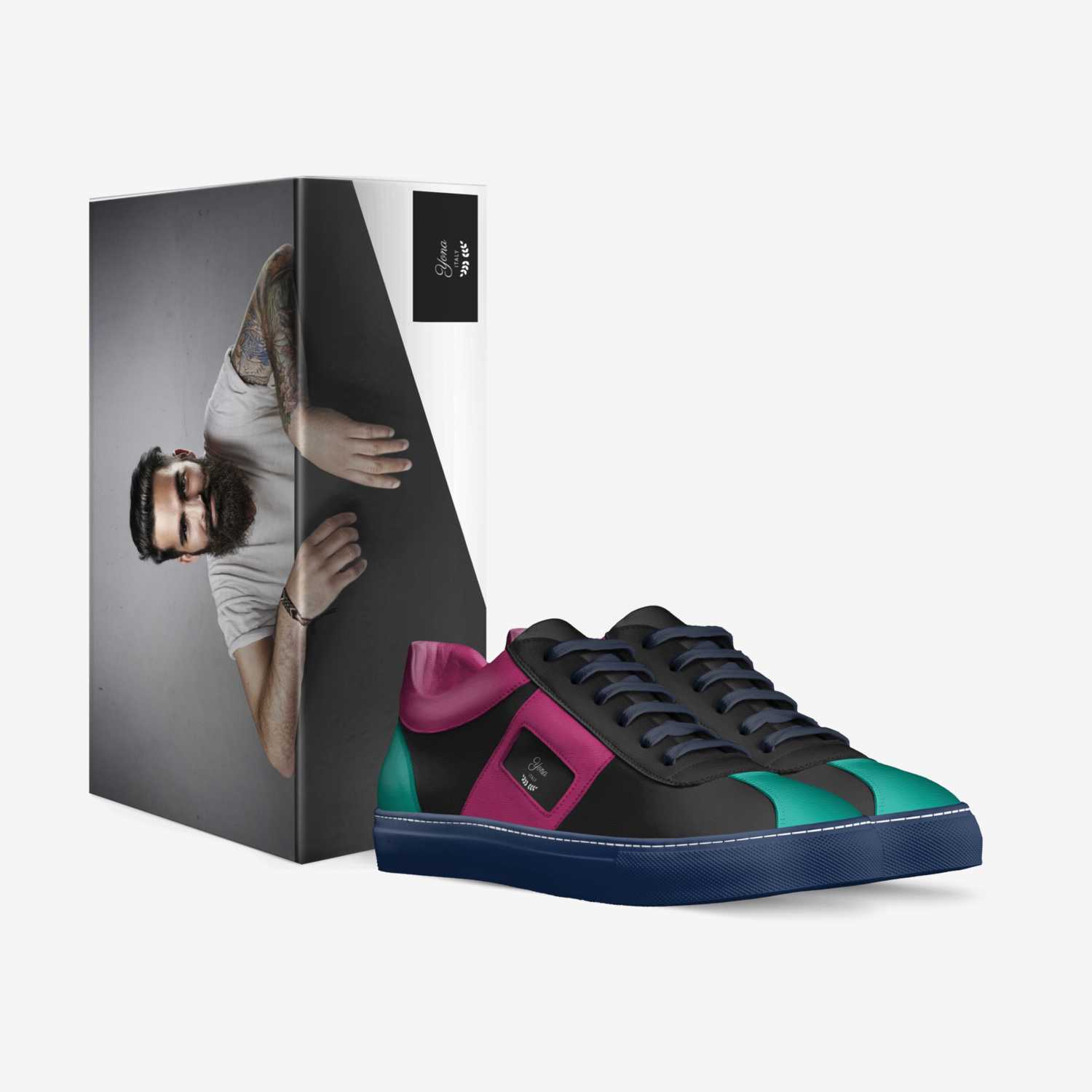 Yona custom made in Italy shoes by Salman Tahamtan | Box view
