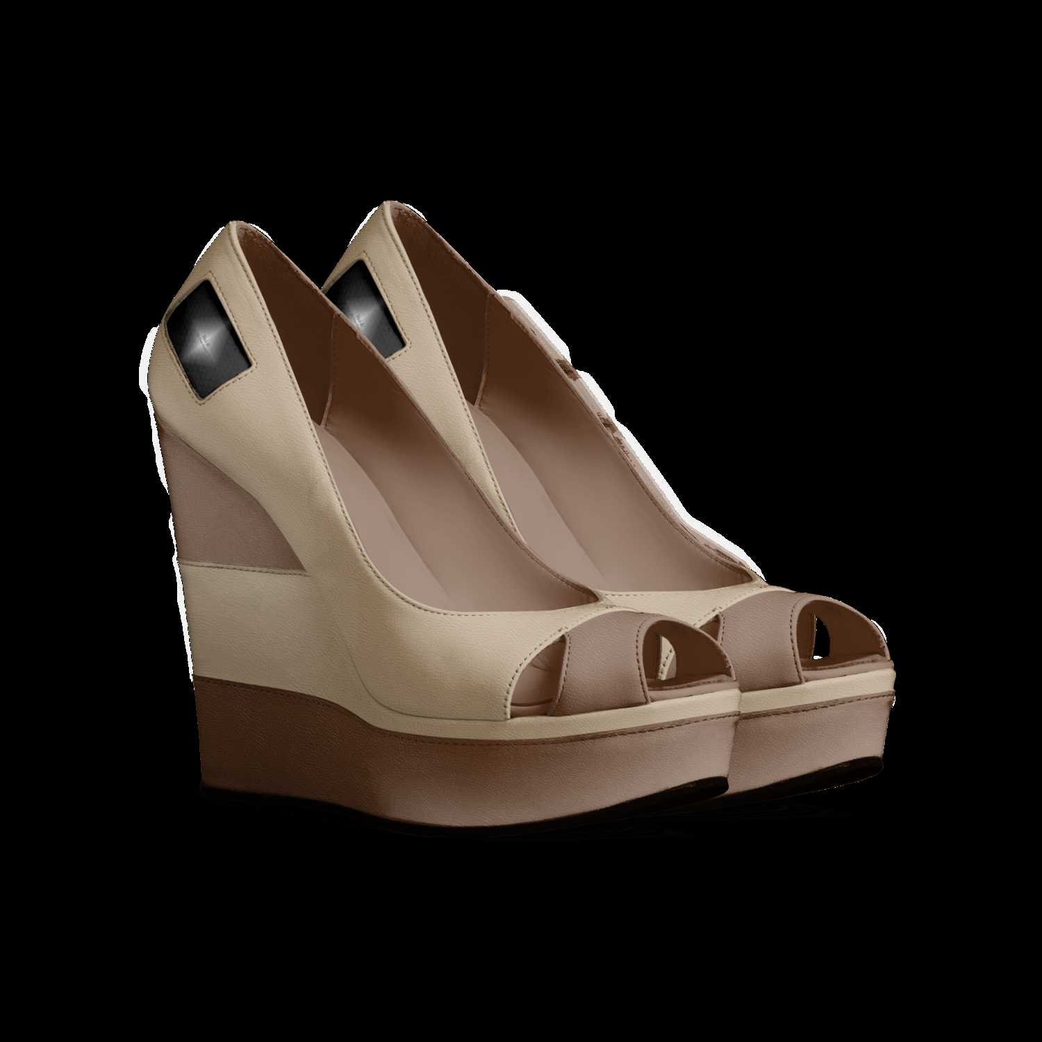 Cream Sandal Wedge