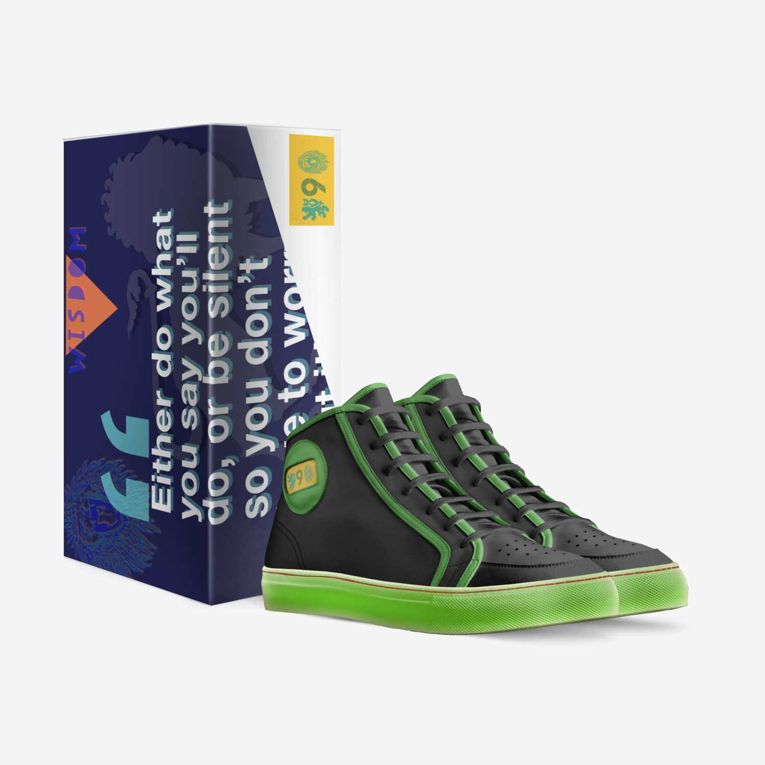 Throne1 custom made in Italy shoes by David Solomon | Box view