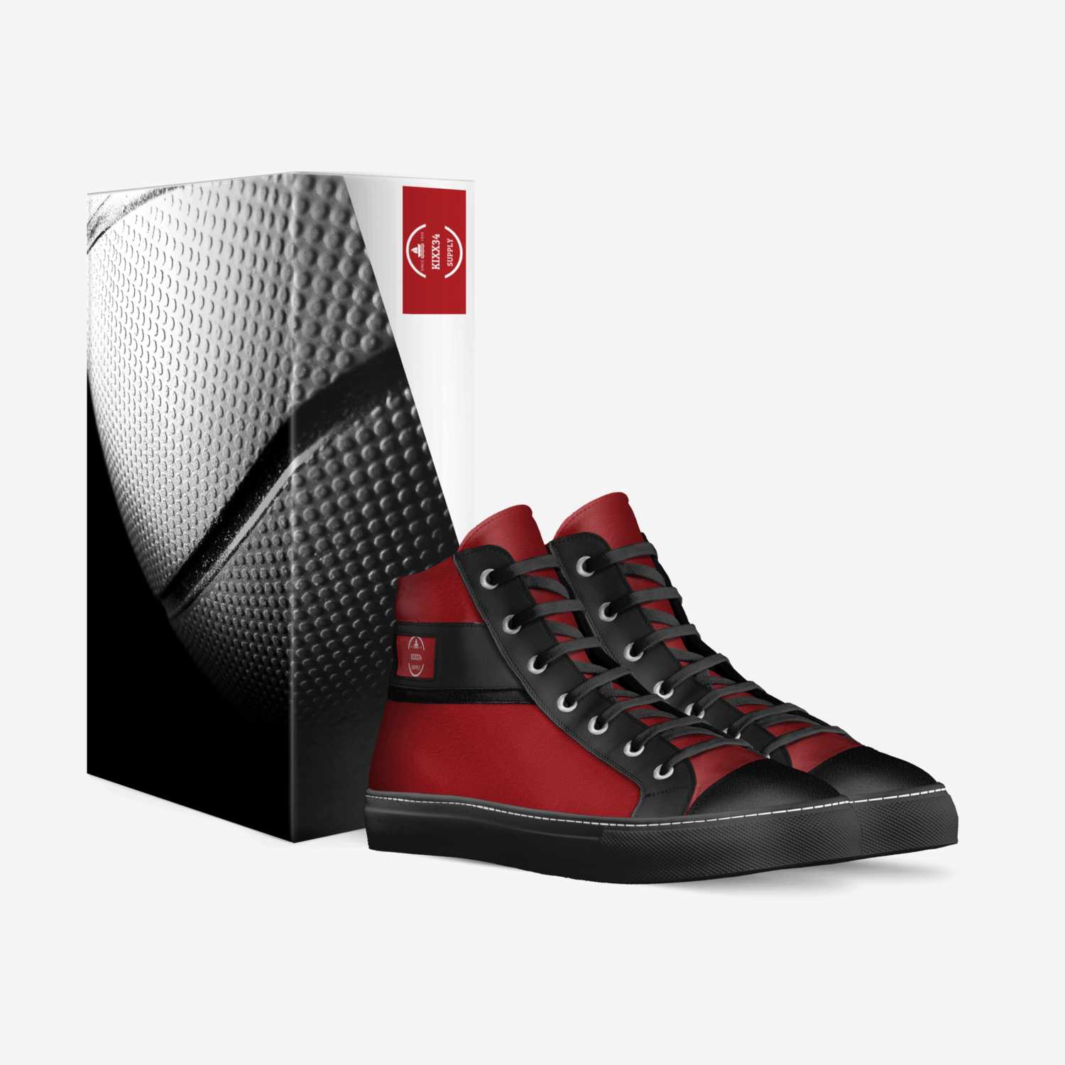 Kixx34 custom made in Italy shoes by Yolanda Jett | Box view