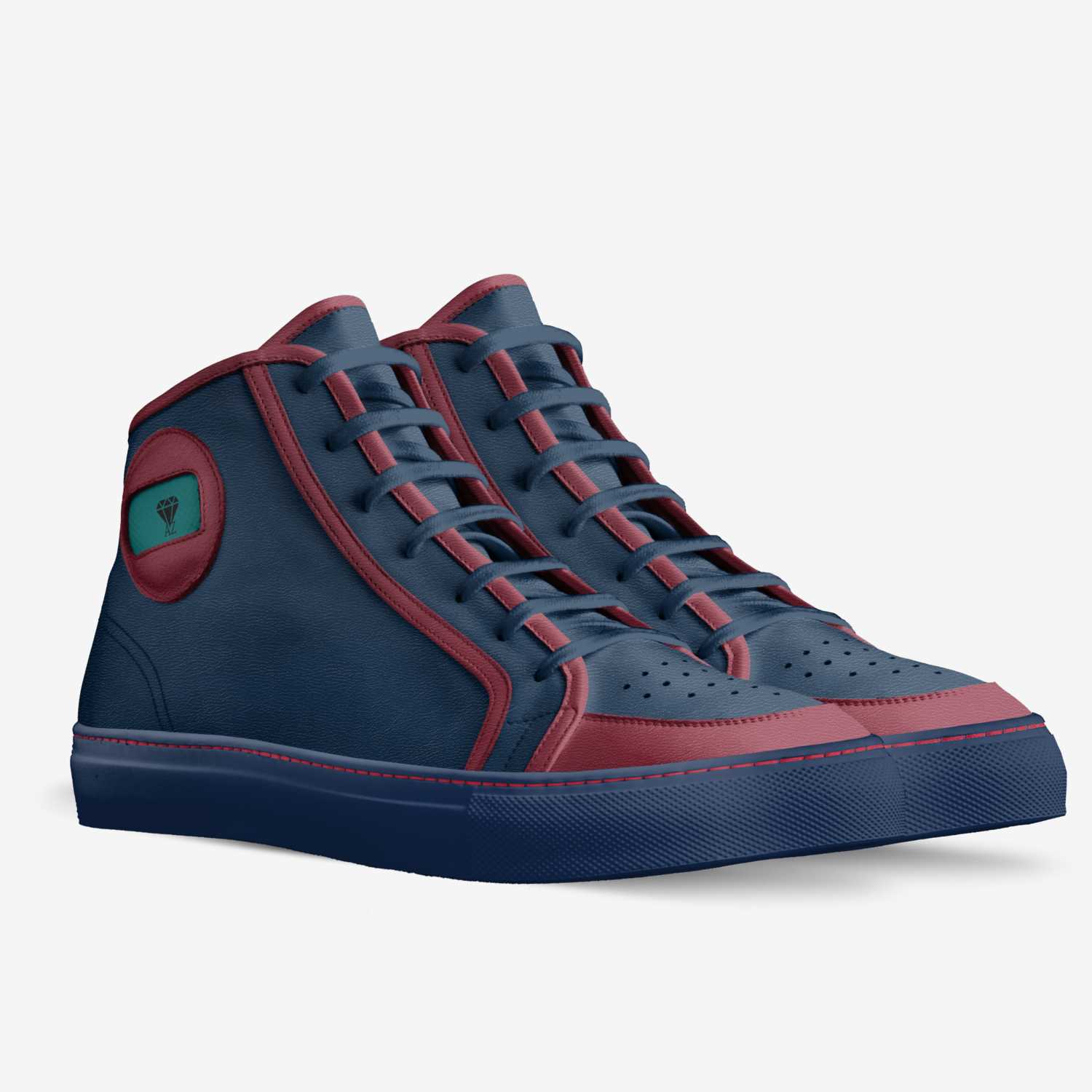 Azeb custom made in Italy shoes by Feven Semere | Double view
