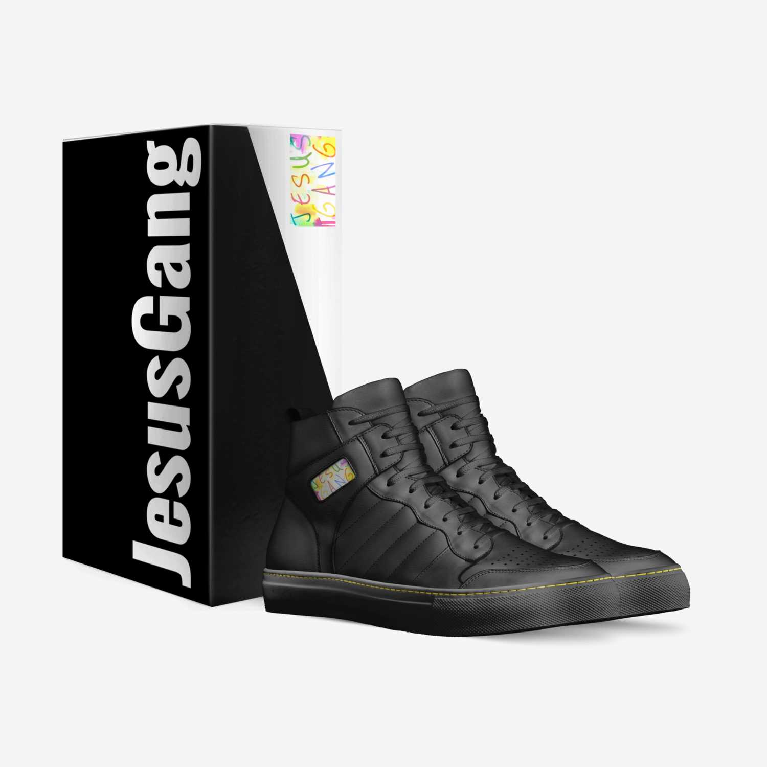 JesusGang Blackout custom made in Italy shoes by Lumont Deshield | Box view
