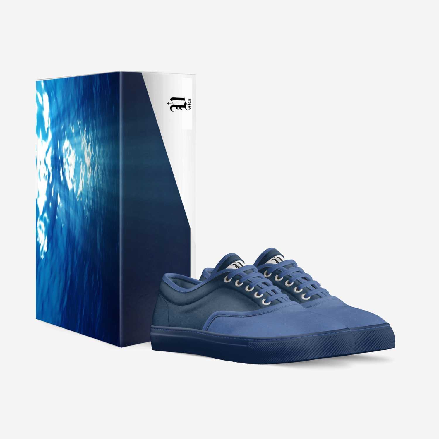 vics ocean 2 custom made in Italy shoes by Brayden Murphy | Box view
