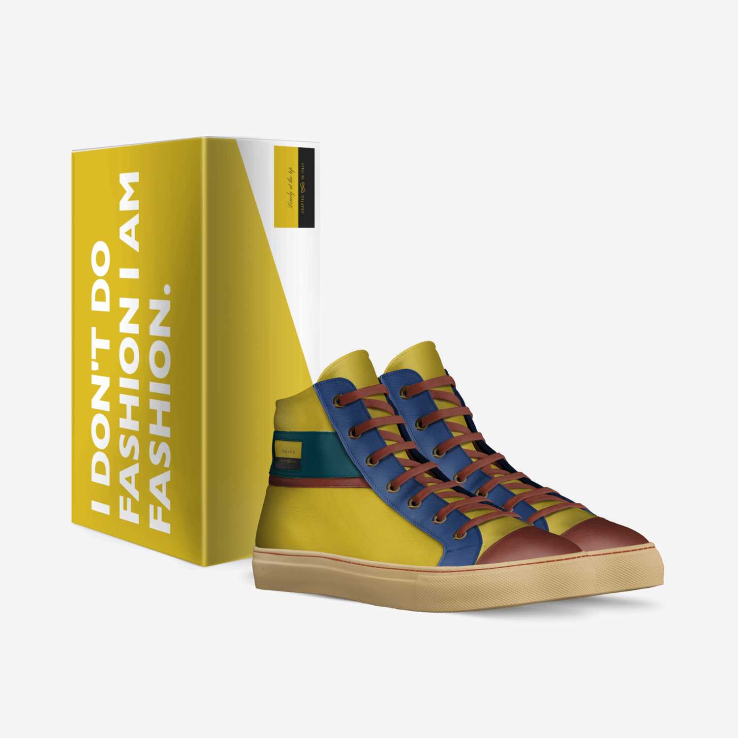 Yia yia custom made in Italy shoes by Lanon Ganuti | Box view