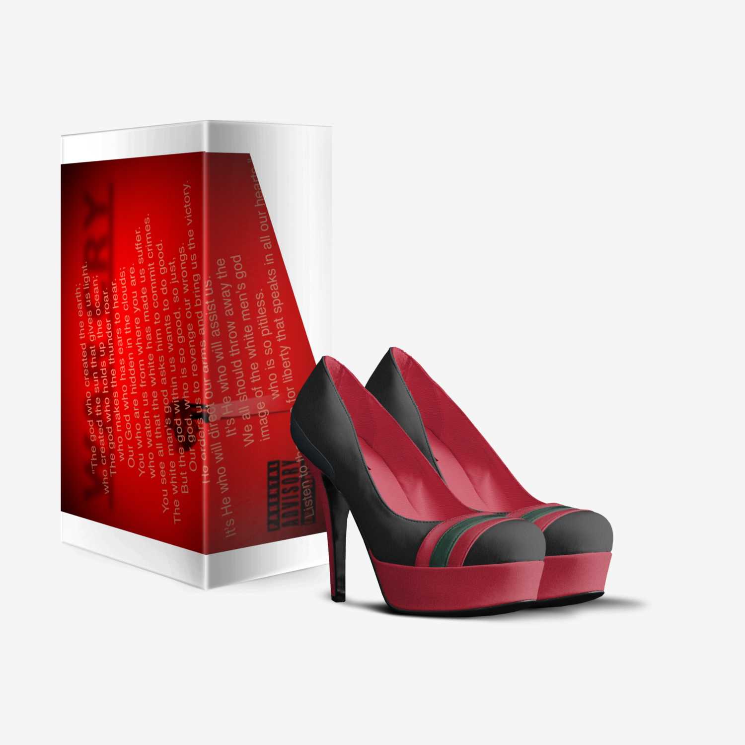 JuJu Uptown’s (Q) custom made in Italy shoes by Ra Ma’at | Box view