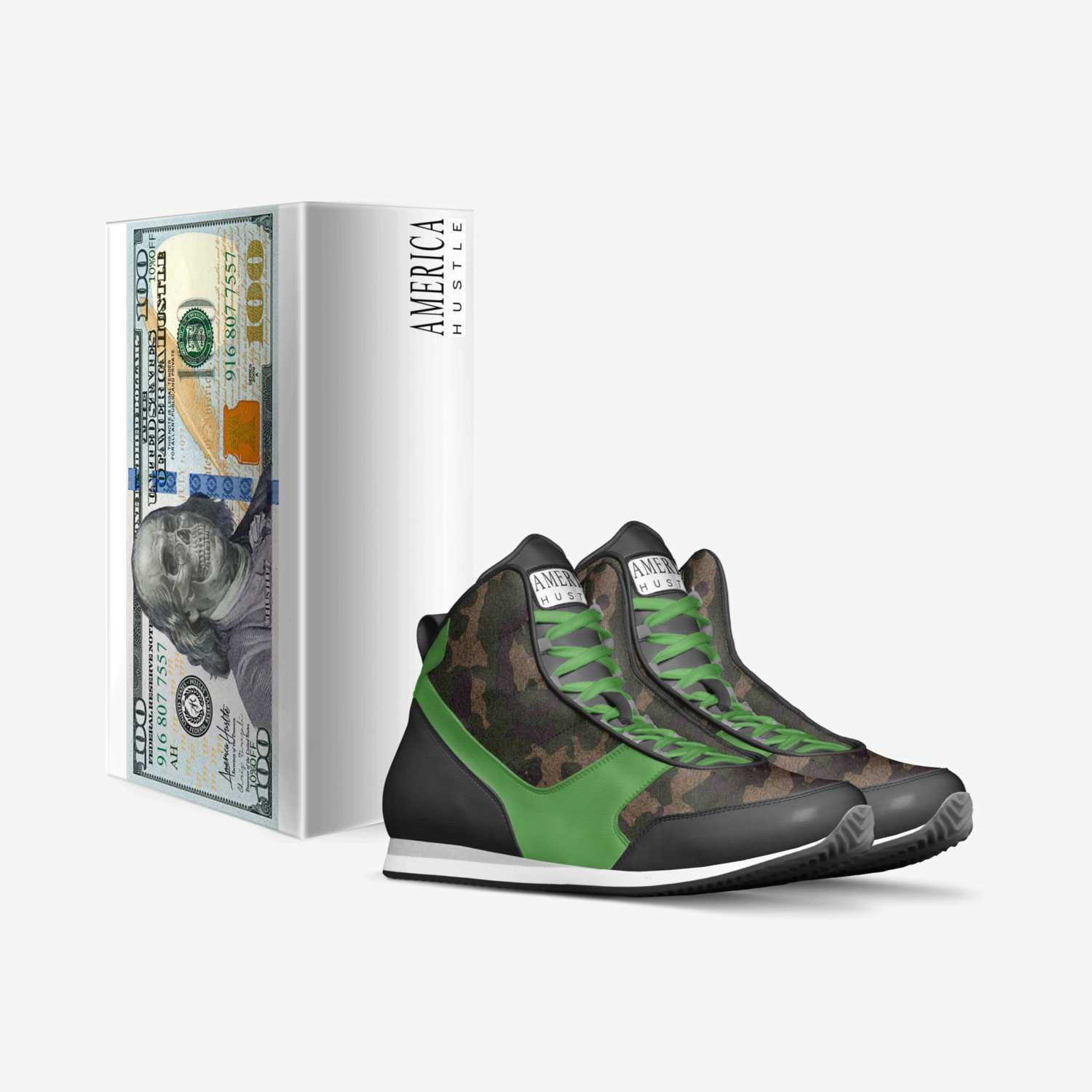 The Dinero custom made in Italy shoes by Chris Tarczali | Box view