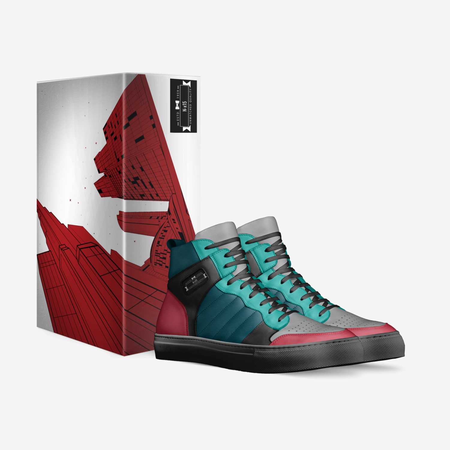 N-x15 custom made in Italy shoes by Ronai | Box view