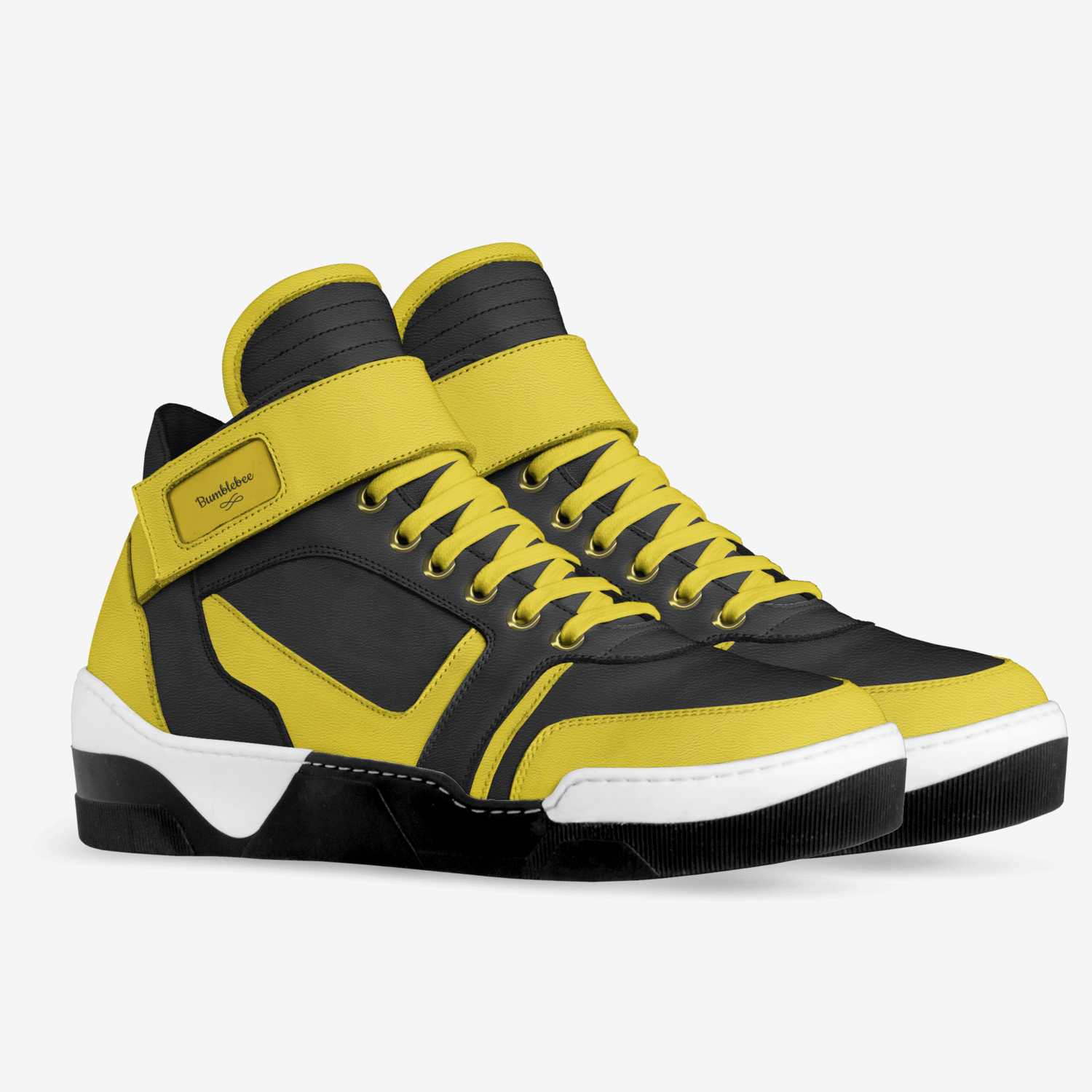 Bumblebee custom made in Italy shoes by Jonathon Pyanowski | Double view