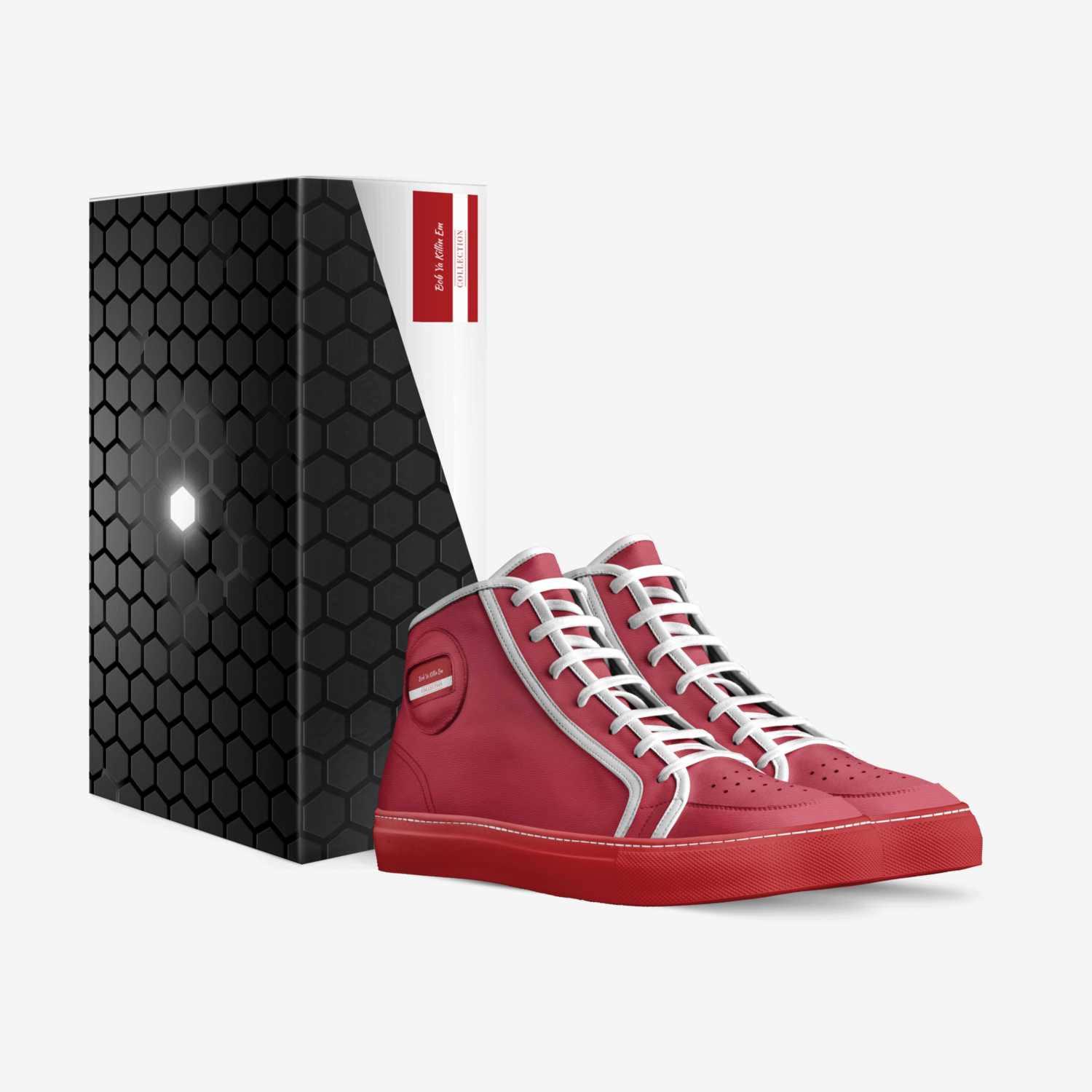 Trippy X Bidniz  custom made in Italy shoes by Mark Otto | Box view