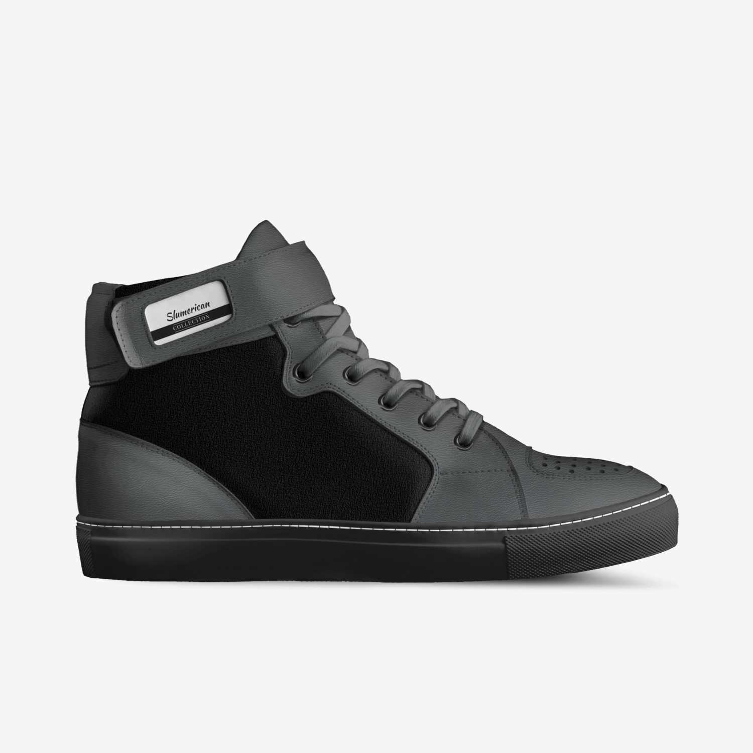 Slumerican custom made in Italy shoes by Ahamad Hamad | Side view