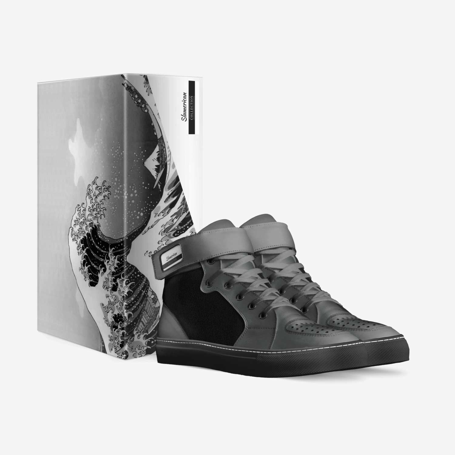 Slumerican custom made in Italy shoes by Ahamad Hamad | Box view