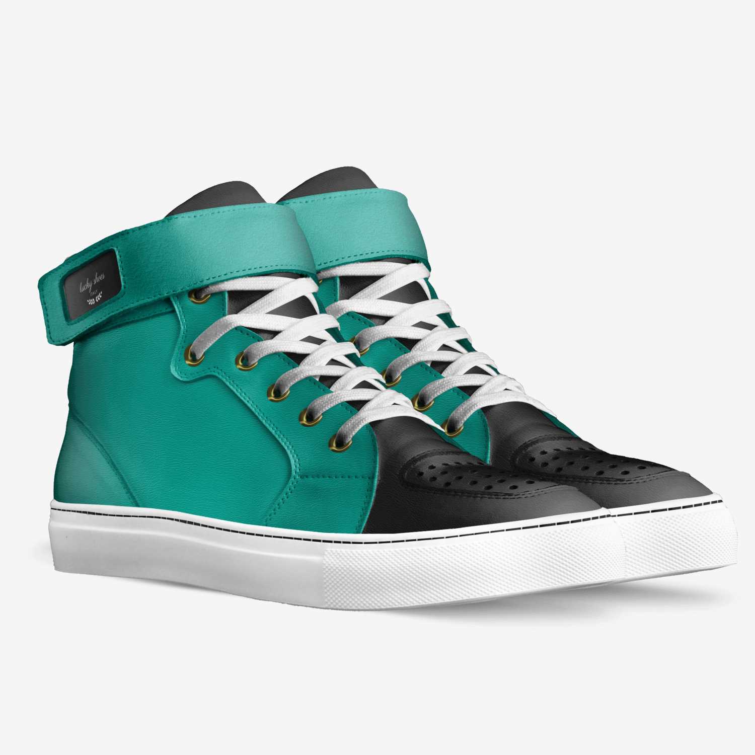 lucky shoes custom made in Italy shoes by Michael Roberts | Double view