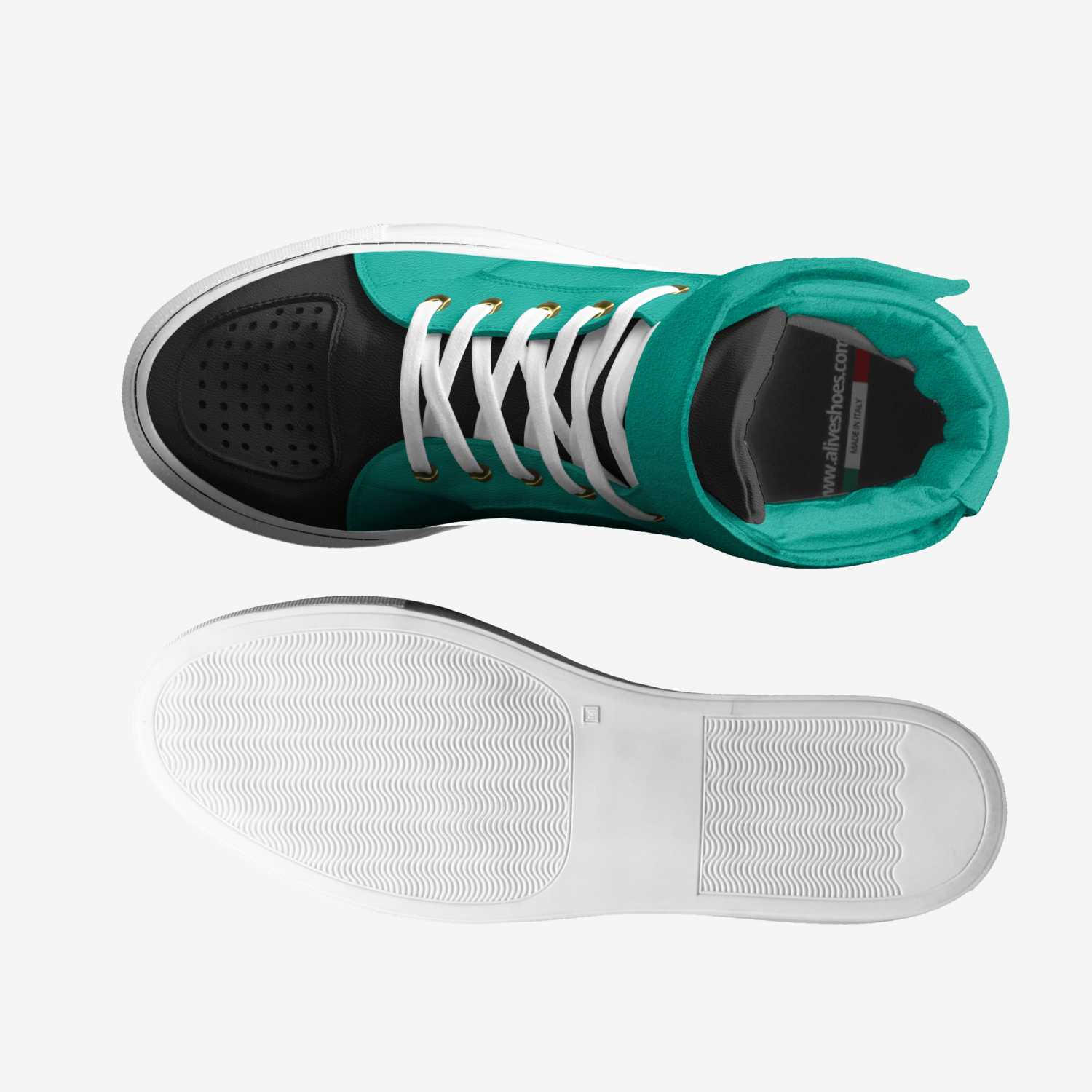 lucky shoes custom made in Italy shoes by Michael Roberts | Top view