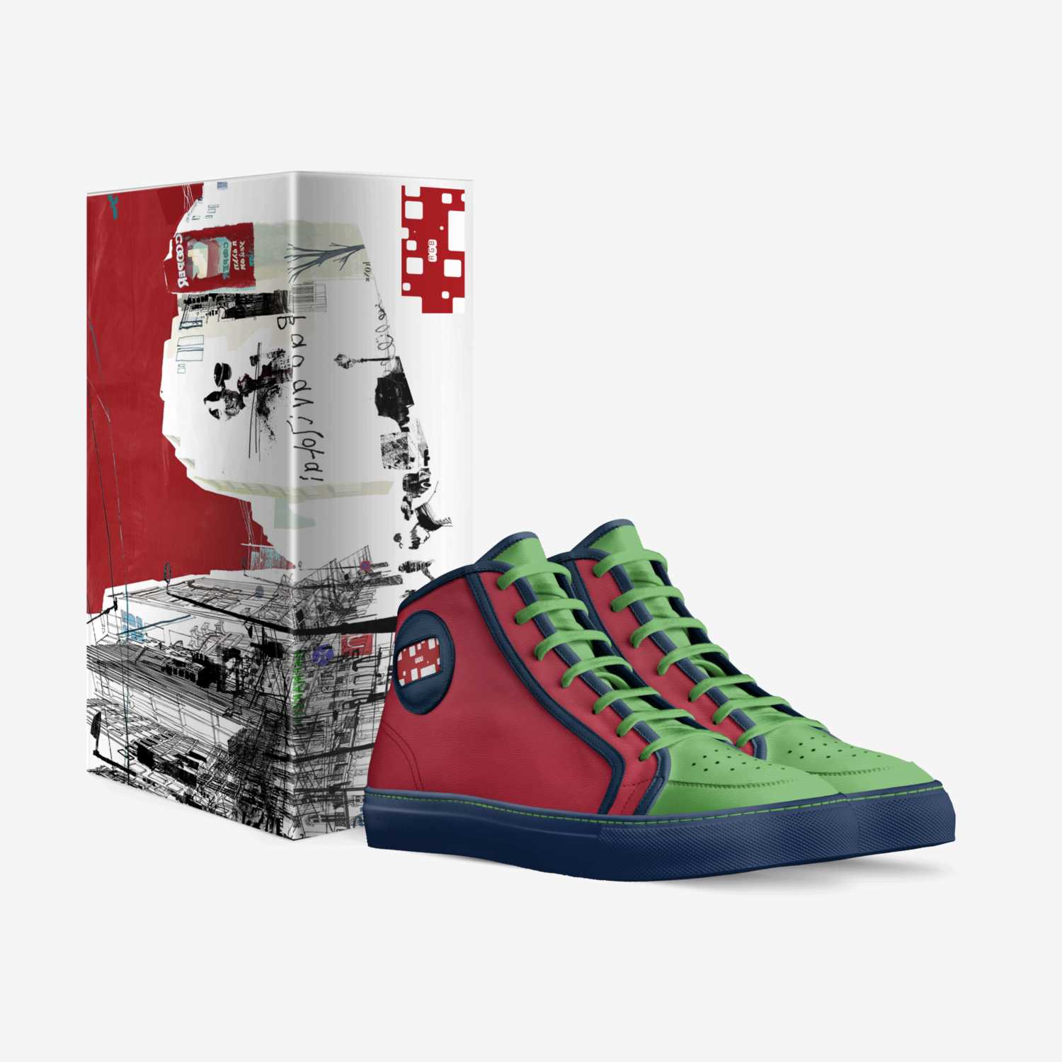 RGB custom made in Italy shoes by Nikhil Shinde | Box view
