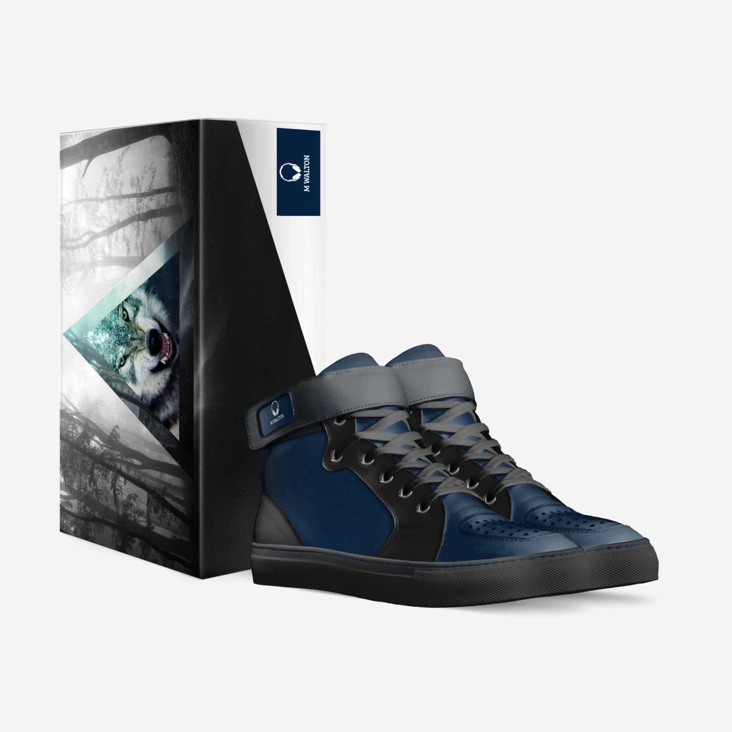 Marlon Walton custom made in Italy shoes by Carmen Woods | Box view