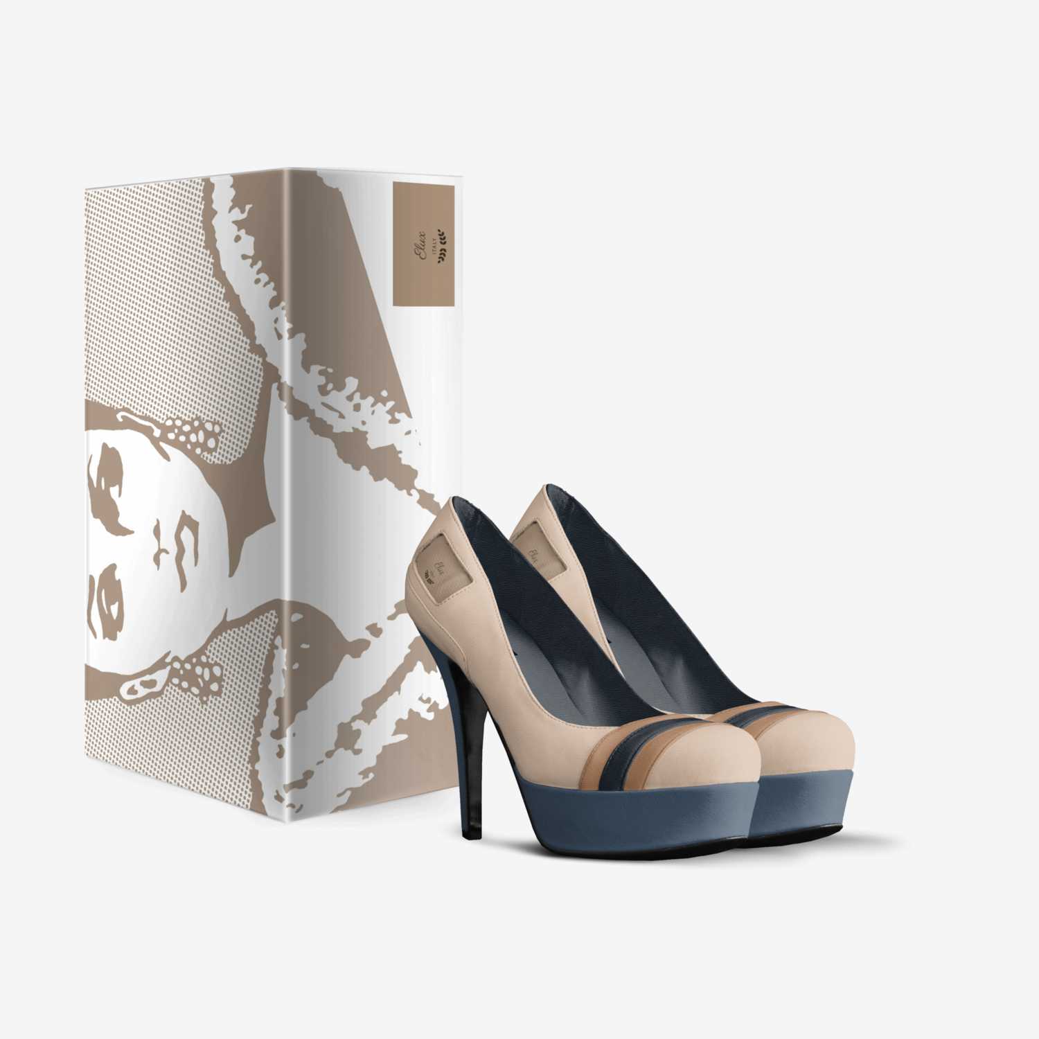 Elux custom made in Italy shoes by Elenny De La Rosa | Box view